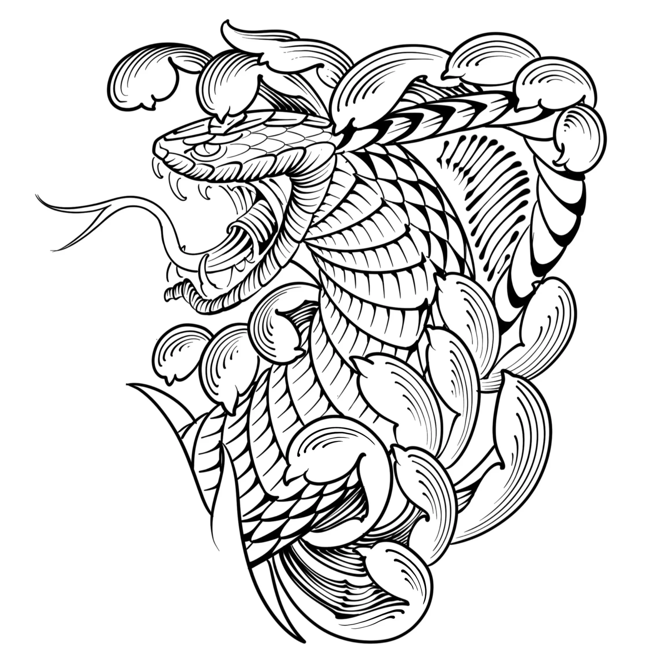 Luis Hinestroza - Snake - 7" - $700