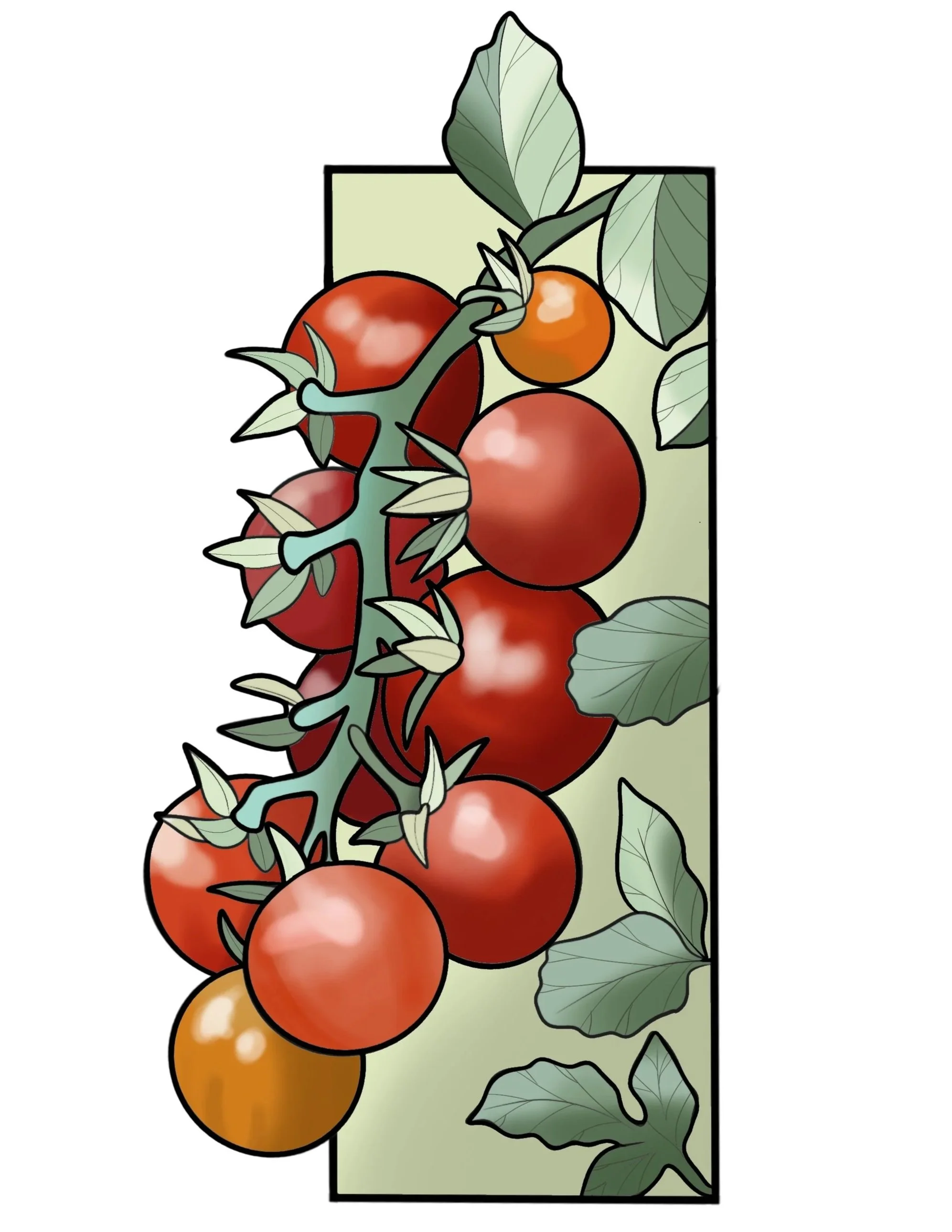 Mel Perlman - Tomato - 6" - $650