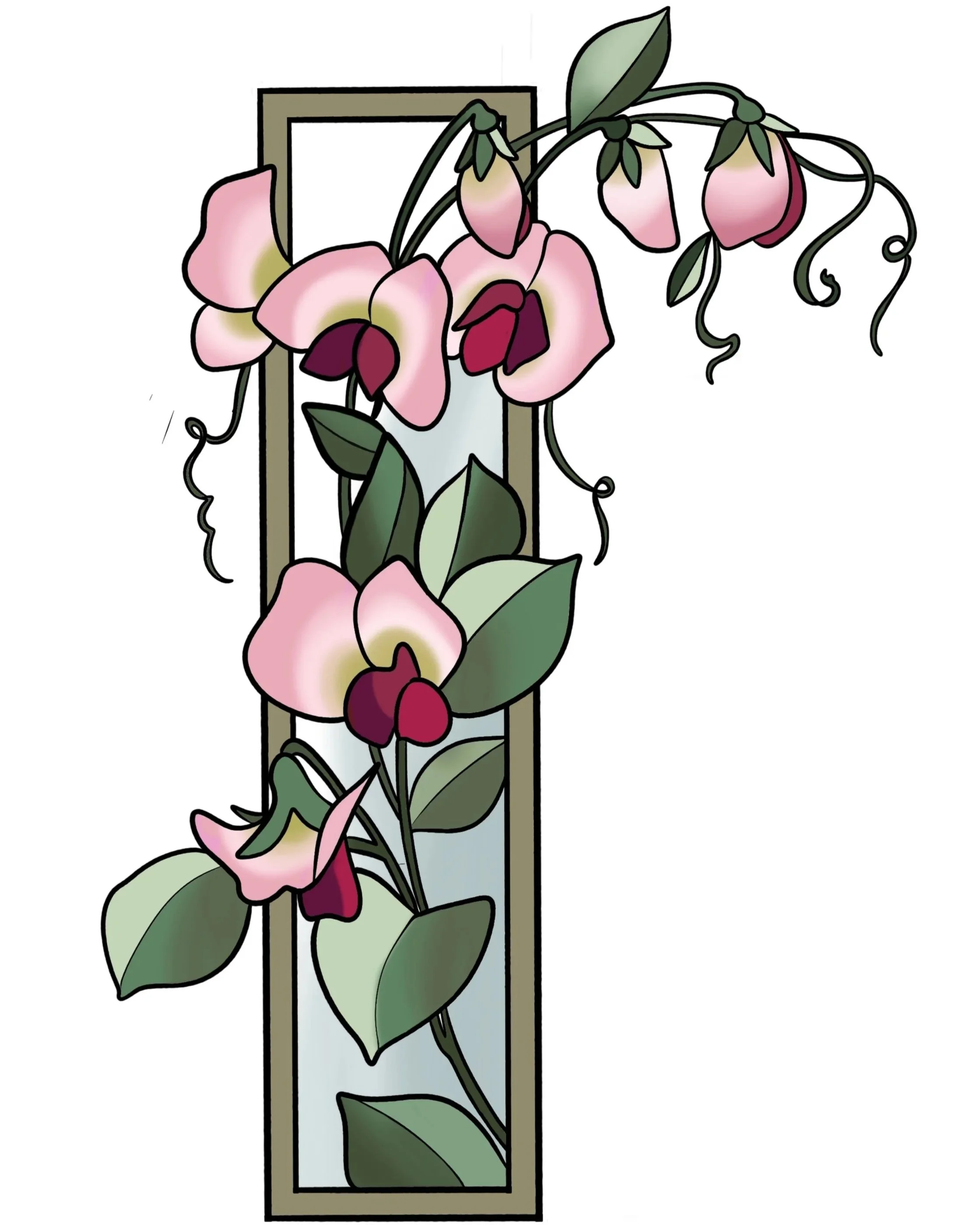 Mel Perlman - Pea Flower - 7" - $700