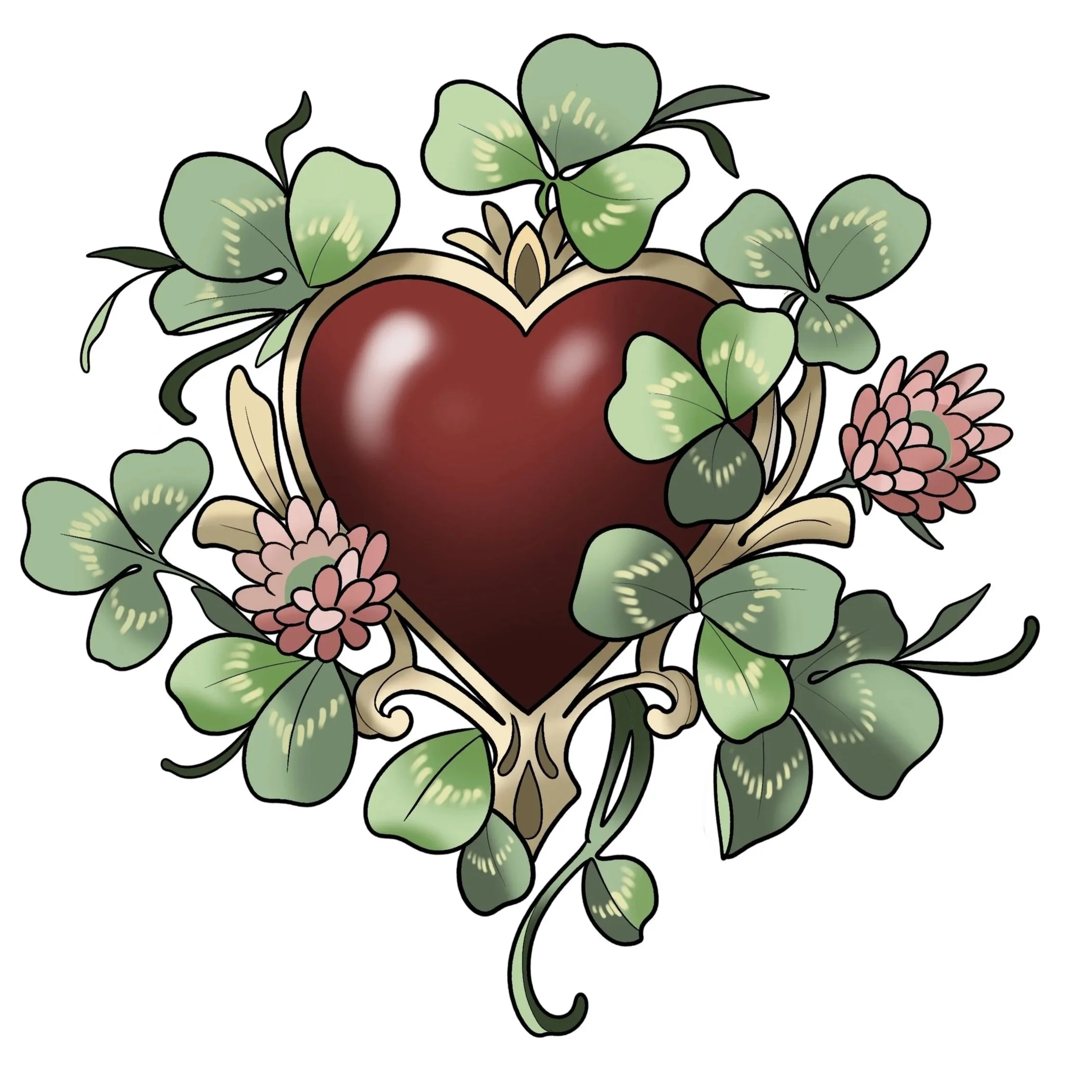 Mel Perlman - Clover Heart - 7" - $800