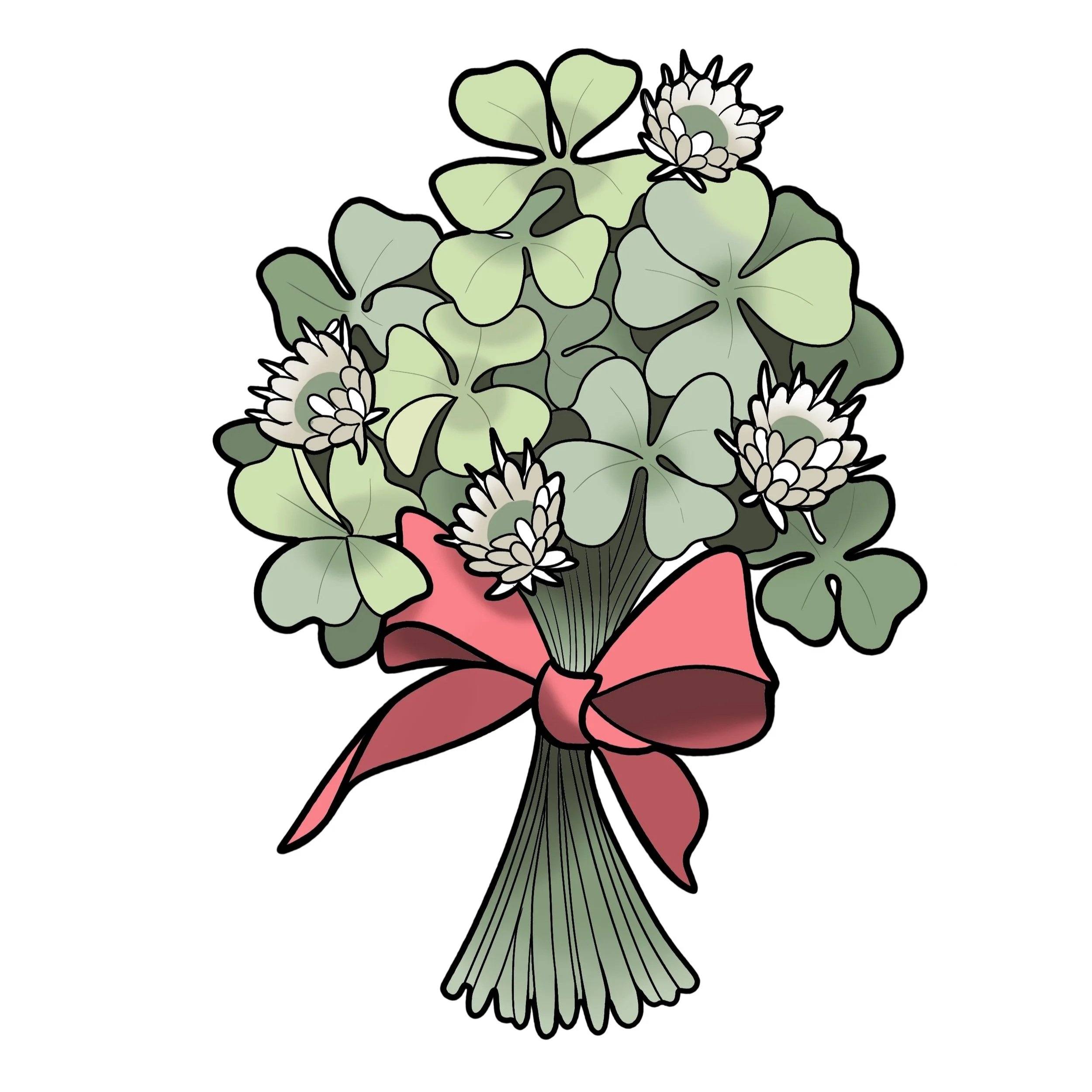 Mel Perlman - Clovers - 6" - $650