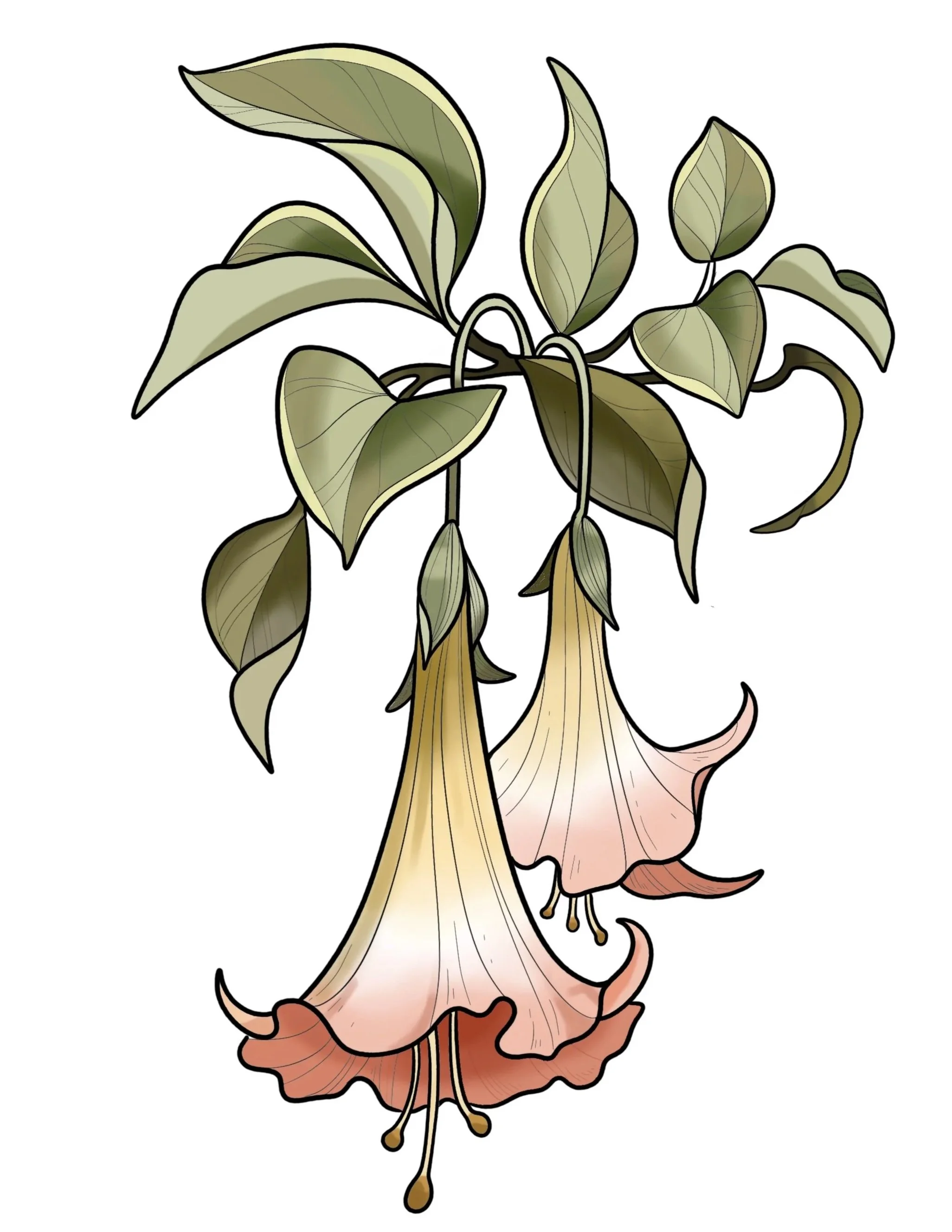 Mel Perlman - Angel's Trumpet - 7" - $750