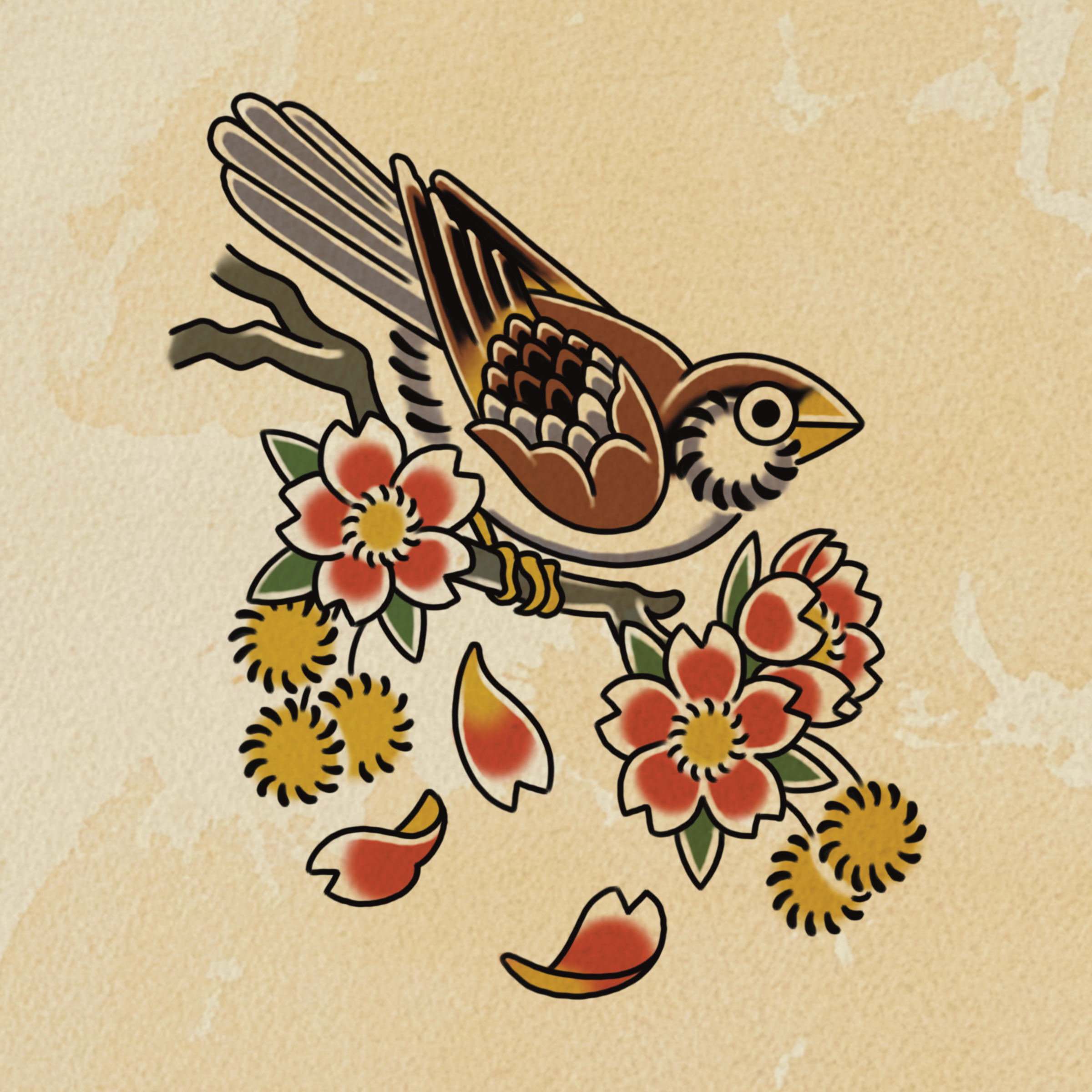 Bryn - Sparrow - 5" - $350