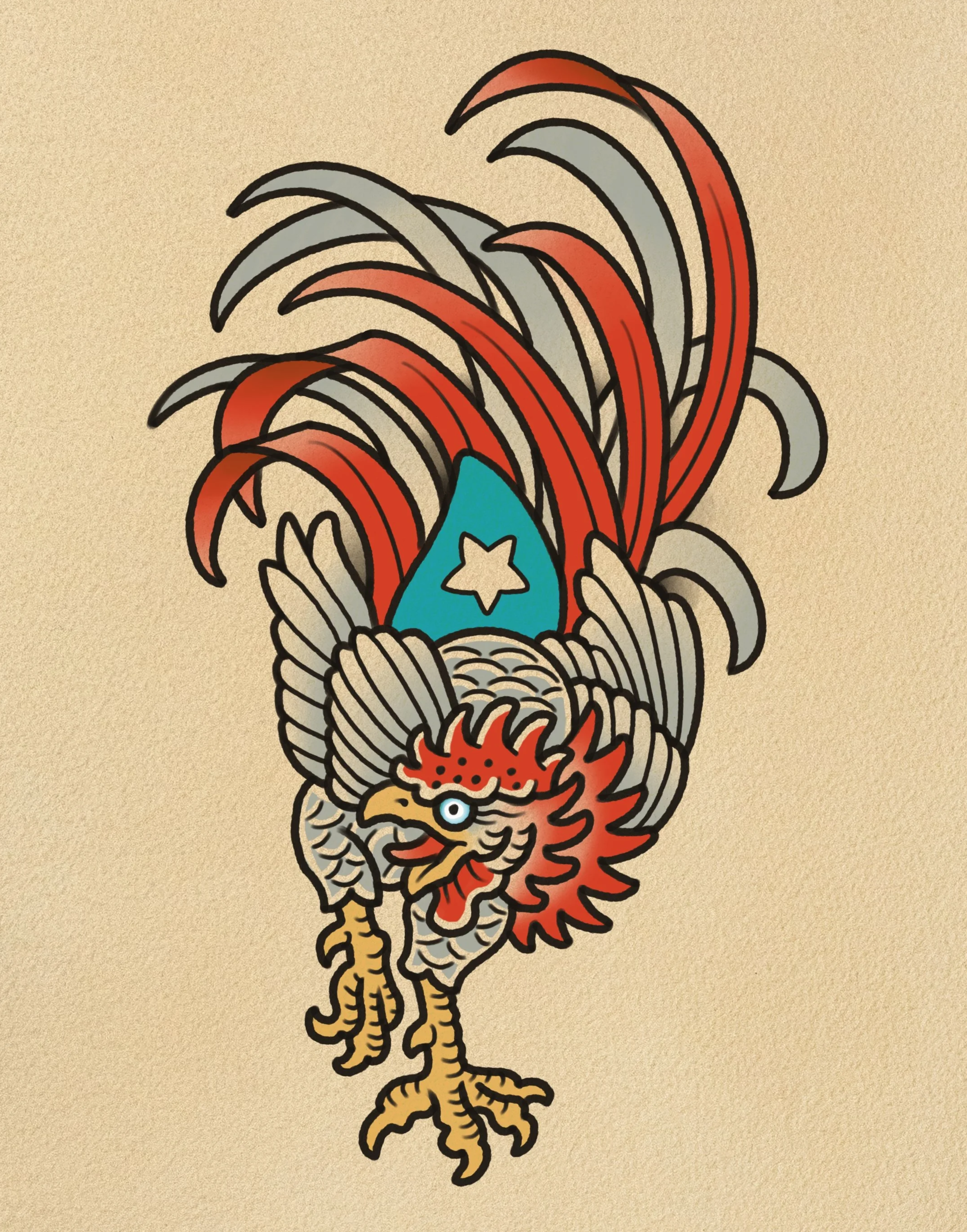 Izzy - Gallo Macho - 8" - $600