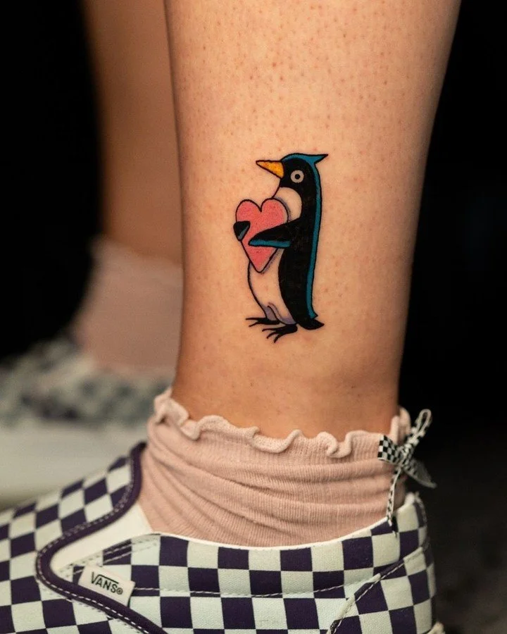 Bryn Riihimaki - @itsjustbryn is tattooing at @inkanddaggertattoo give them a follow! - 💜 🐧 📸 @joshburchettfilms  #atlantatattooartist #georgiatattooartist