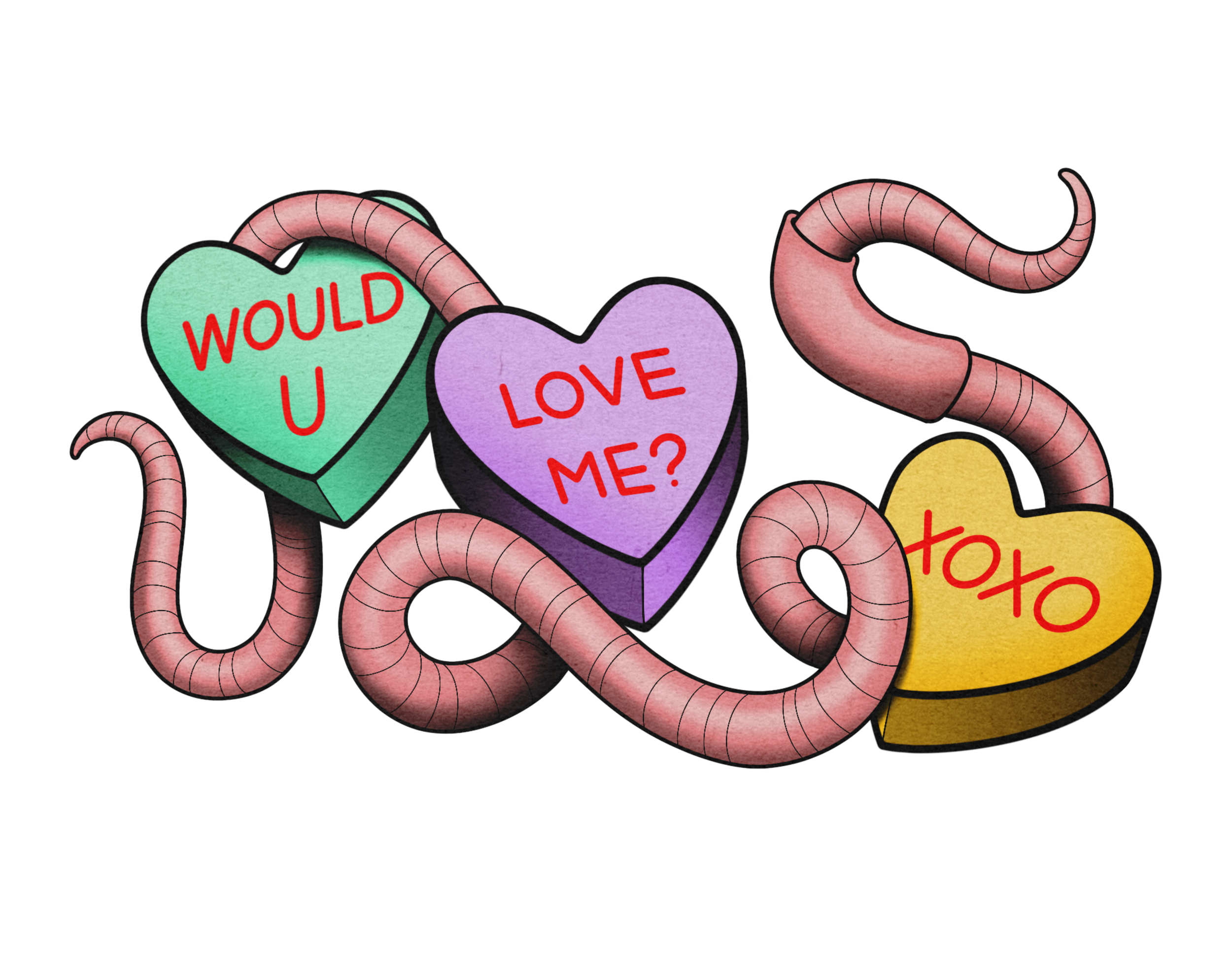 Lilith Jacobs - Candy Hearts - 6" - $500