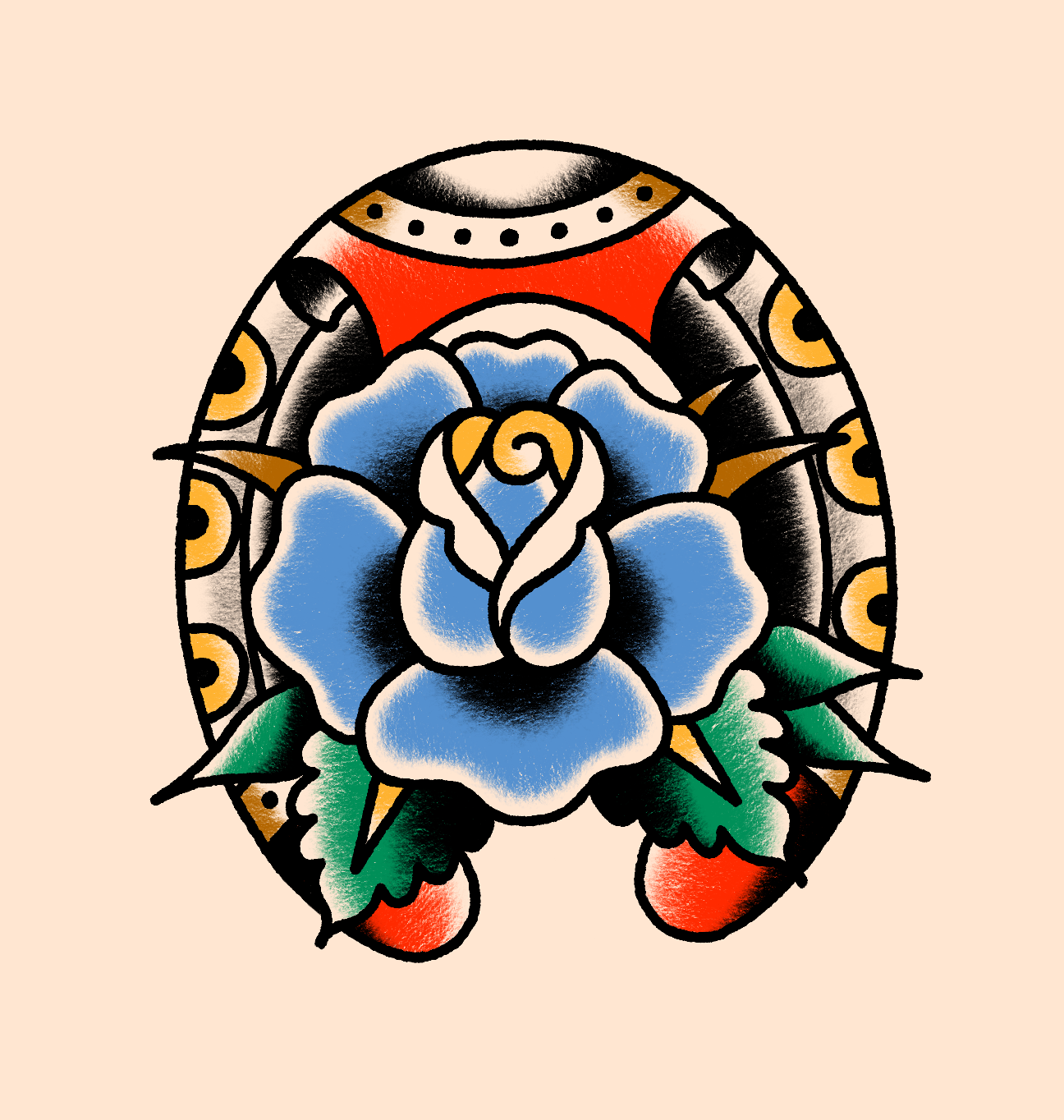 Michel - Horse Shoe - $350 - 5in