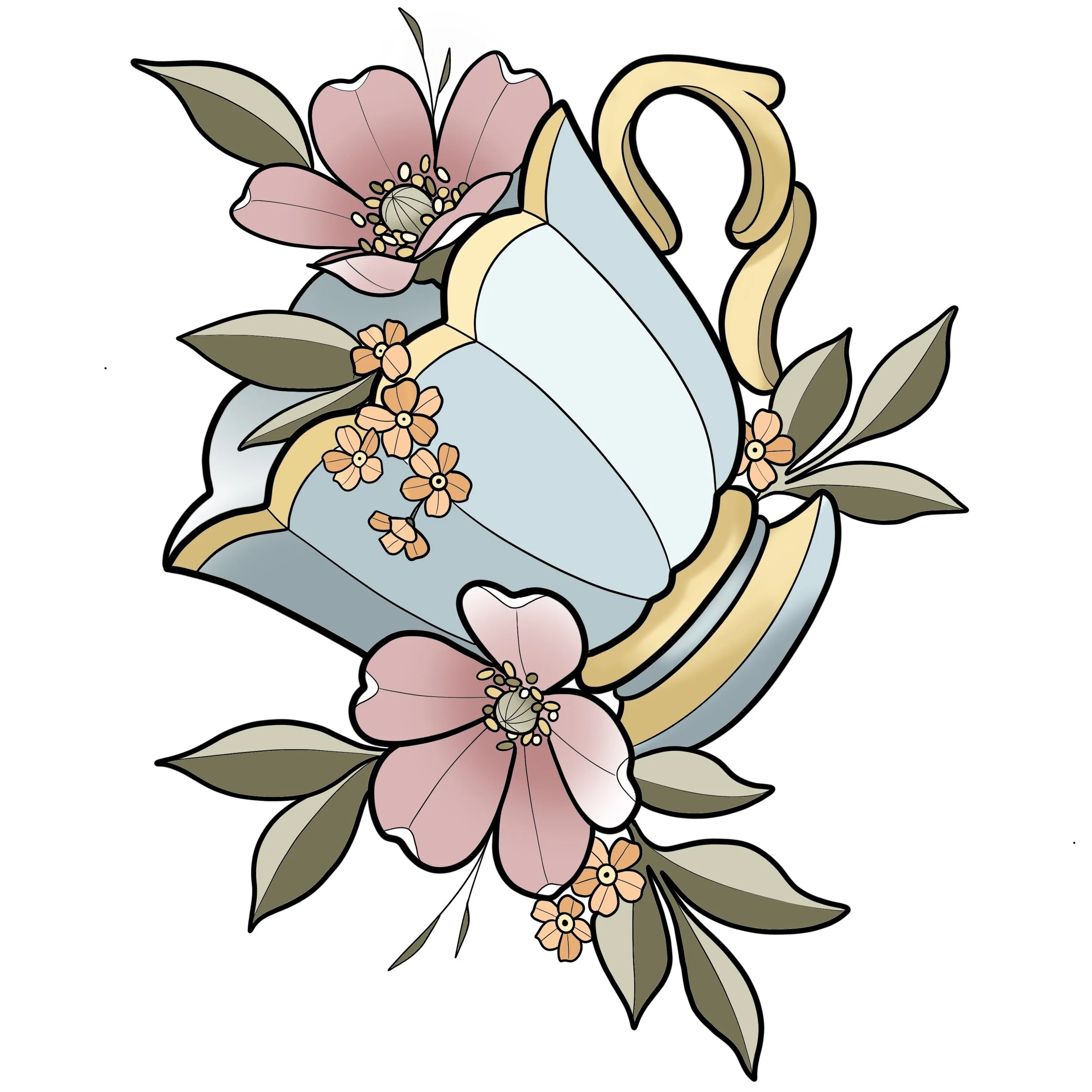 Mel Perlman - Teacup - 7" - $650