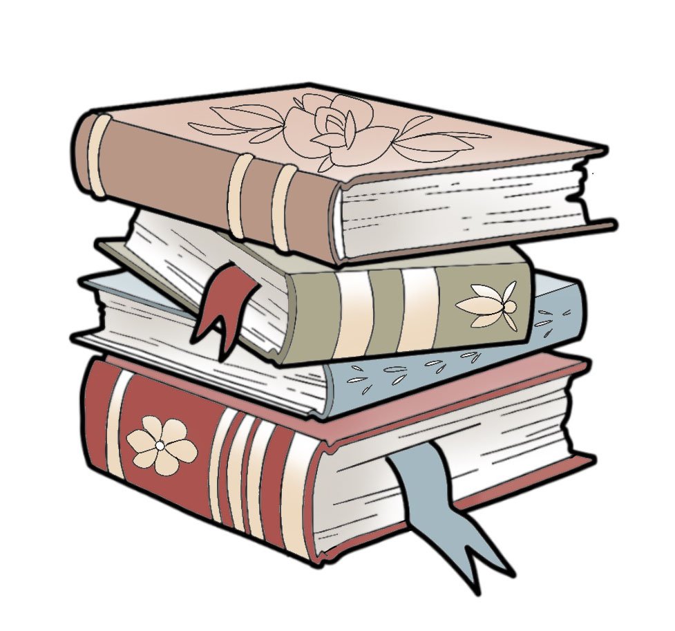 Mel Perlman- Book Stack $350 (4")