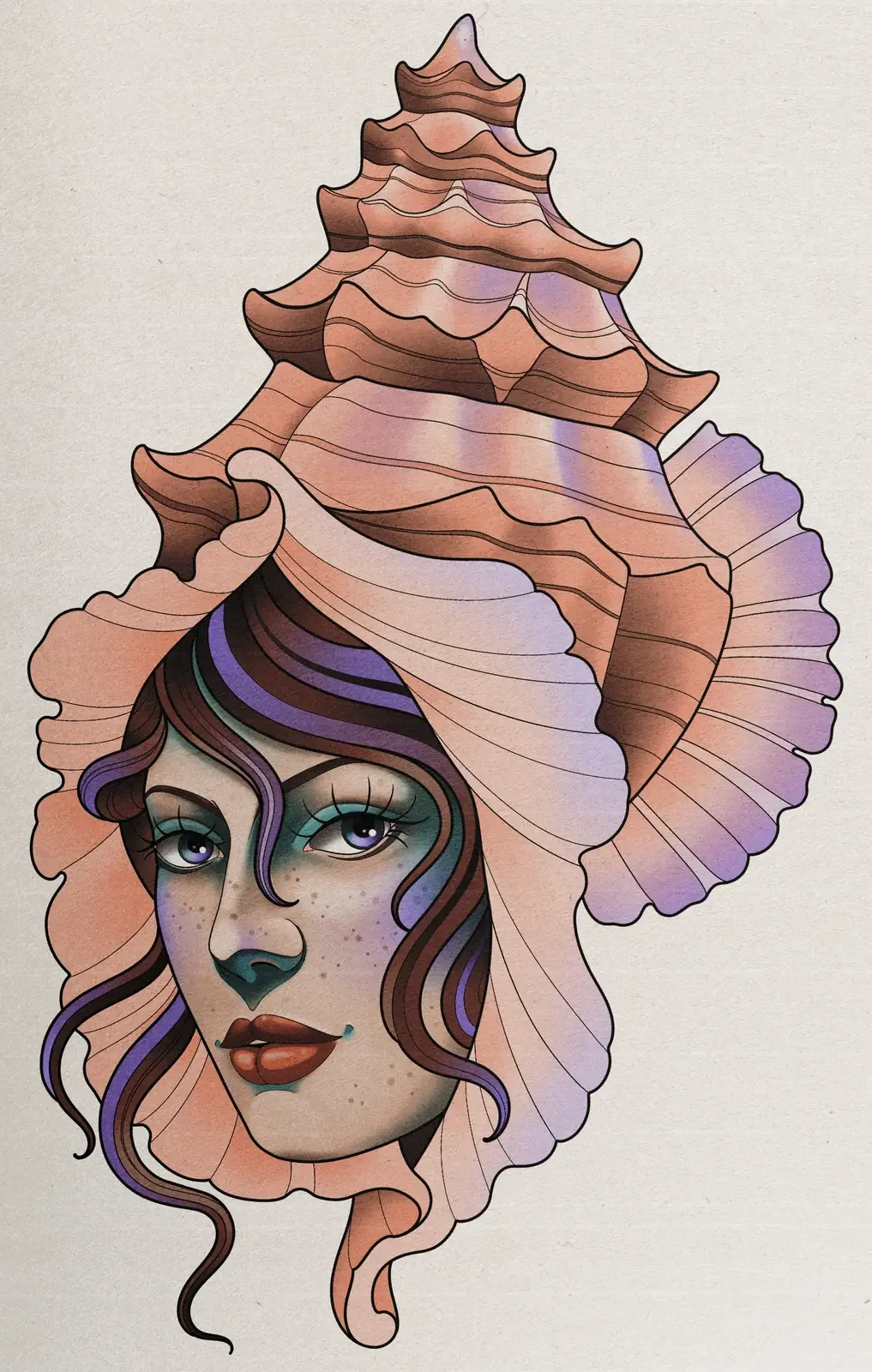 Lilith Jacobs - Sally's Sea Shells - 9" - $1200