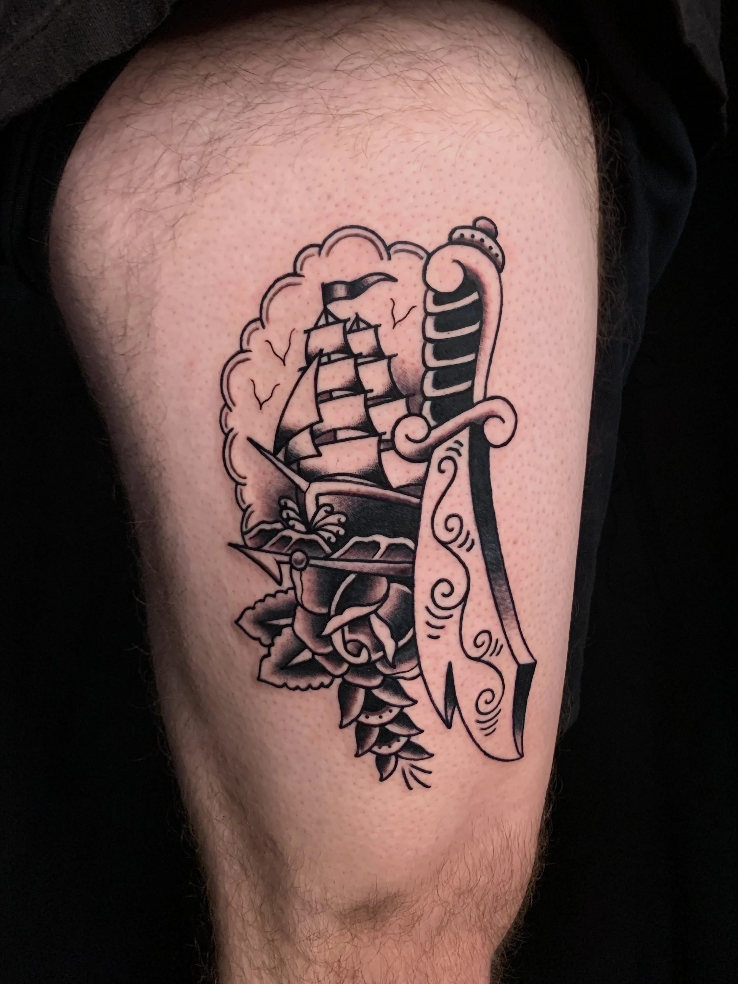 sailor_jerry_inspired_clipper_ship_sword_dagger_traditional_Michel_Parisay_tattoo_artist_atlanta_ink_dagger.jpg