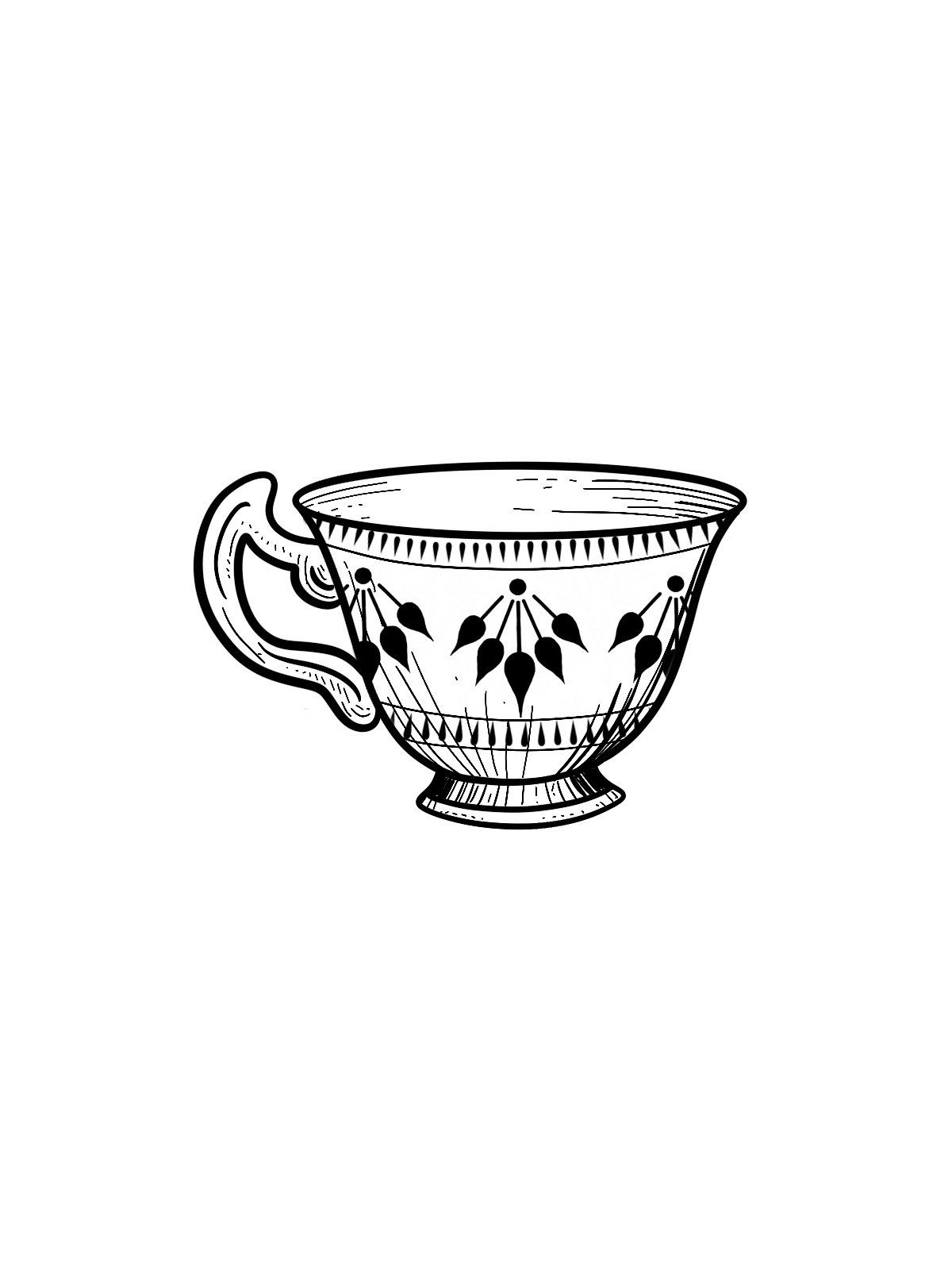 Mel Perlman- Tea Cup $200 (3")
