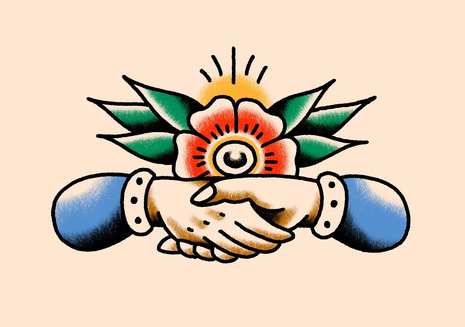 Michel - Handshake - $250 - 2.5in