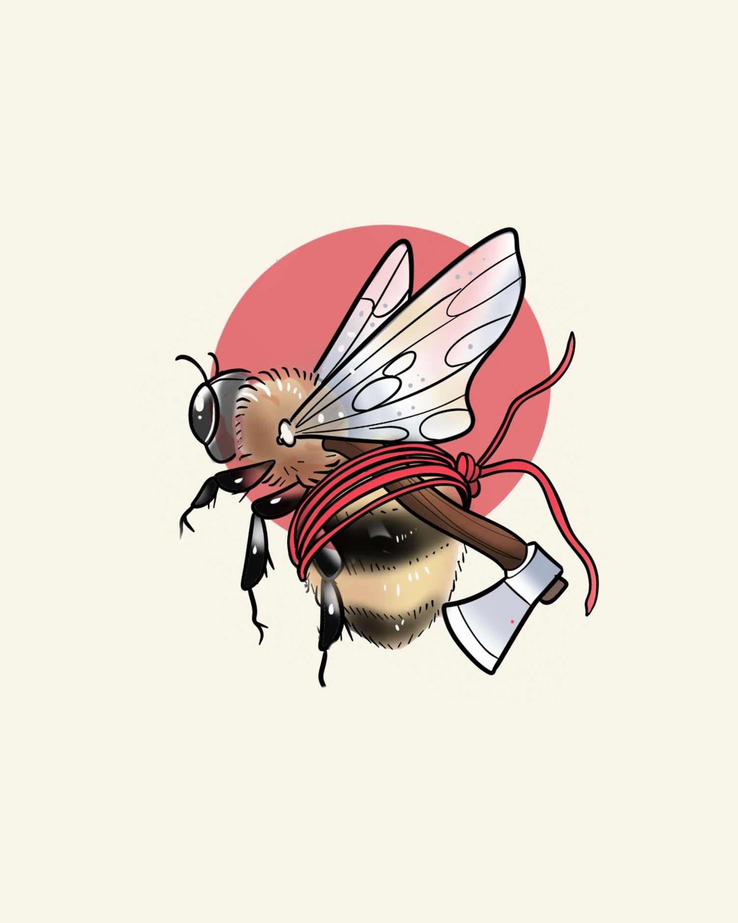 Mel Perlman- Axe Bee $350 (4")