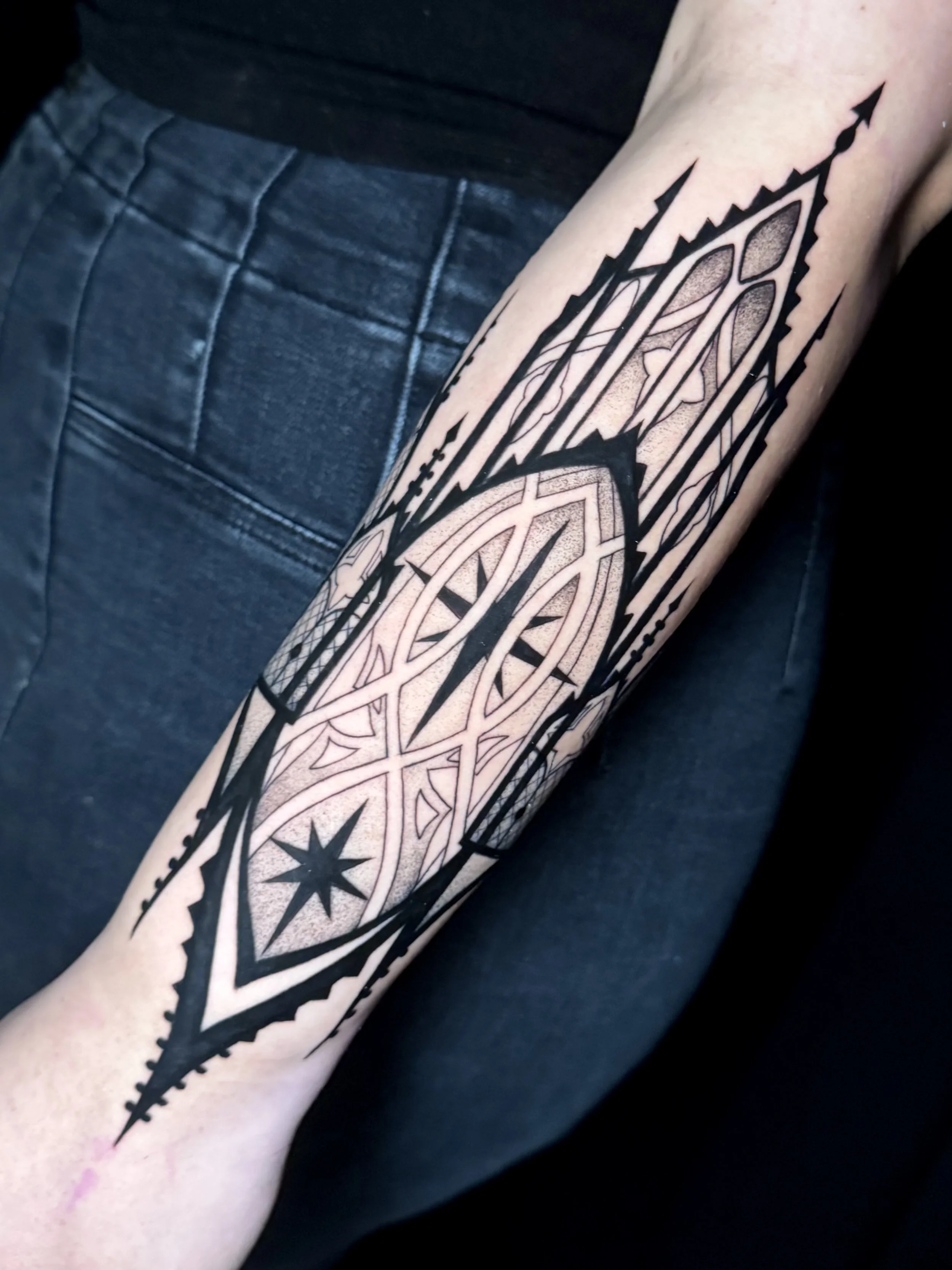 Blackwork — Ink & Dagger Tattoo
