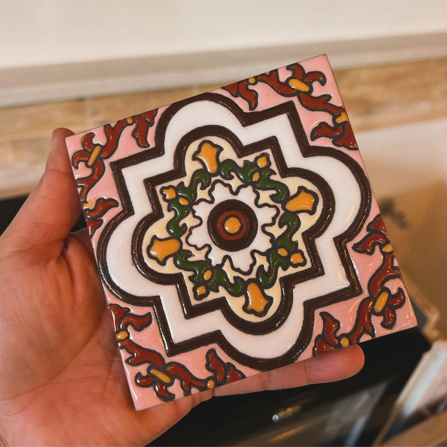 Healing and rebuilding yourself takes time, but when the motivation strikes you just have to run with it. We are in the process of remodeling our cafe. The tiles here were purchased from @colores_demexico a great tile shop in east la. These particula