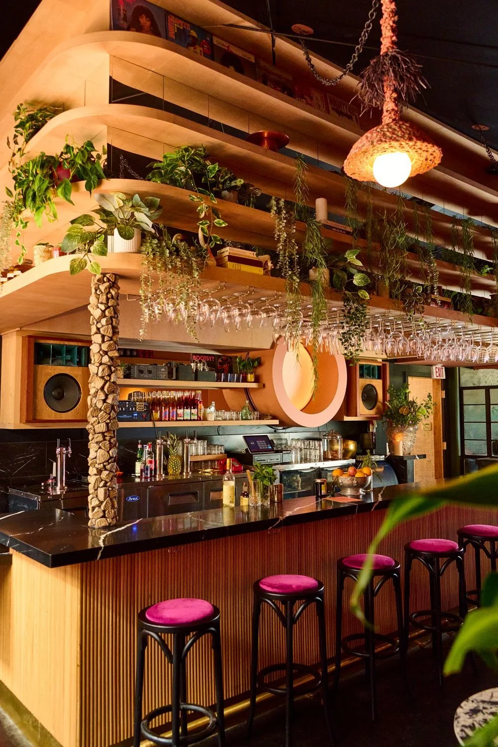 Inside of Justine's Wine Bar