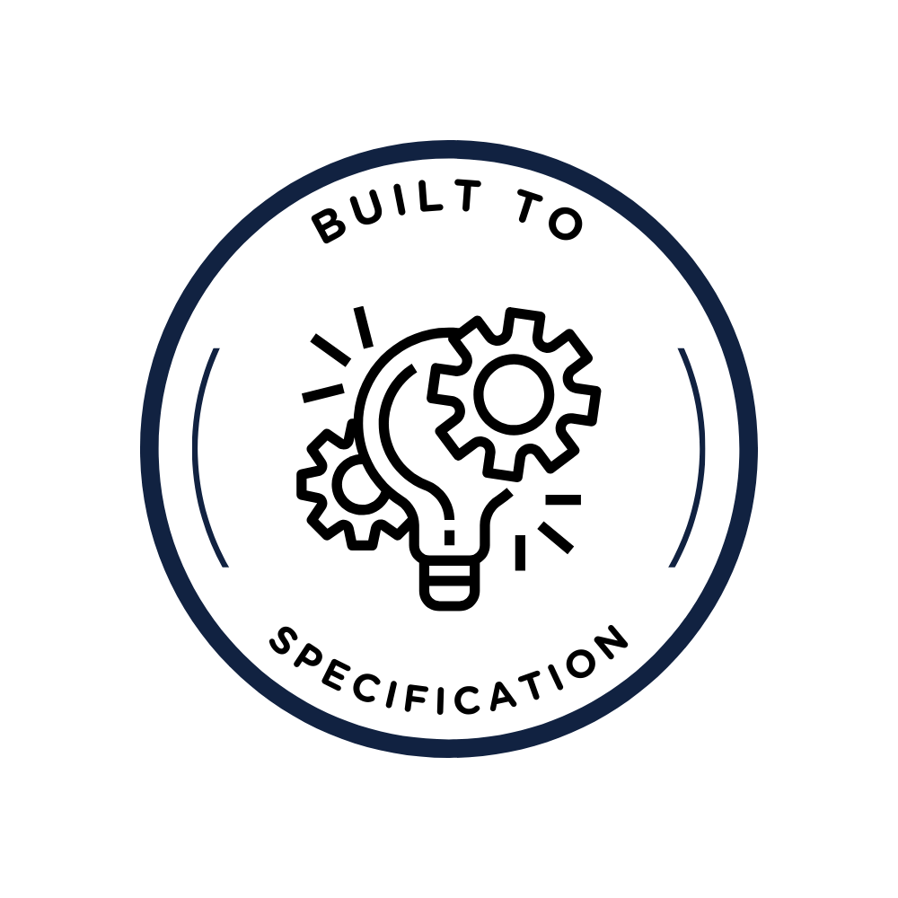 Abstract black background with a large, white, empty circular frame in the center.