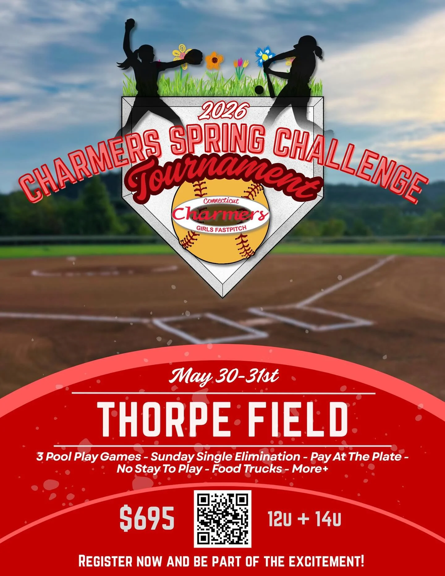The Connecticut Charmers are excited to announce another play to win tournament for 12u and 14u this upcoming spring season! Registration is now live and available above and in the bio.

The Charmers Spring Challenge will be held the last weekend in 