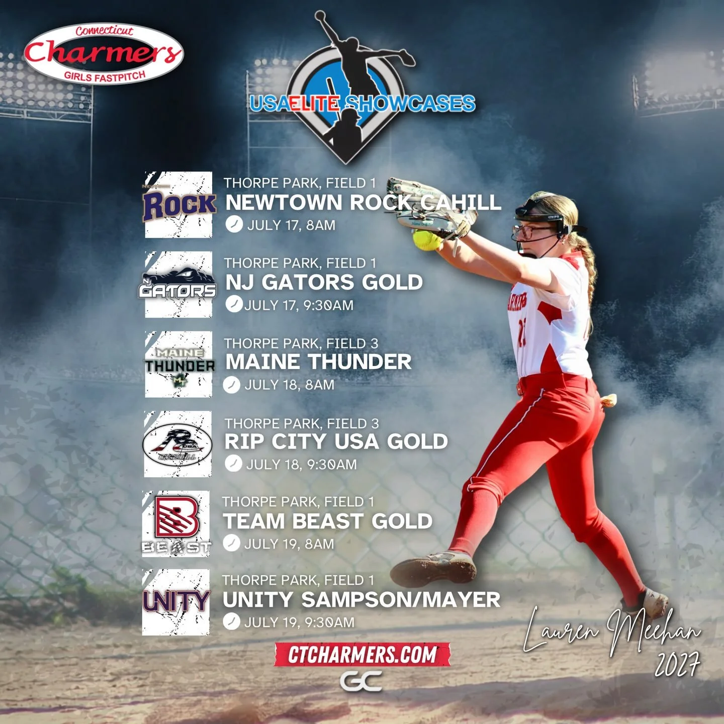 We have 3 teams in action back home in CT this weekend for the USA Elite Northern Exposure showcase, swipe for schedules ➡️➡️