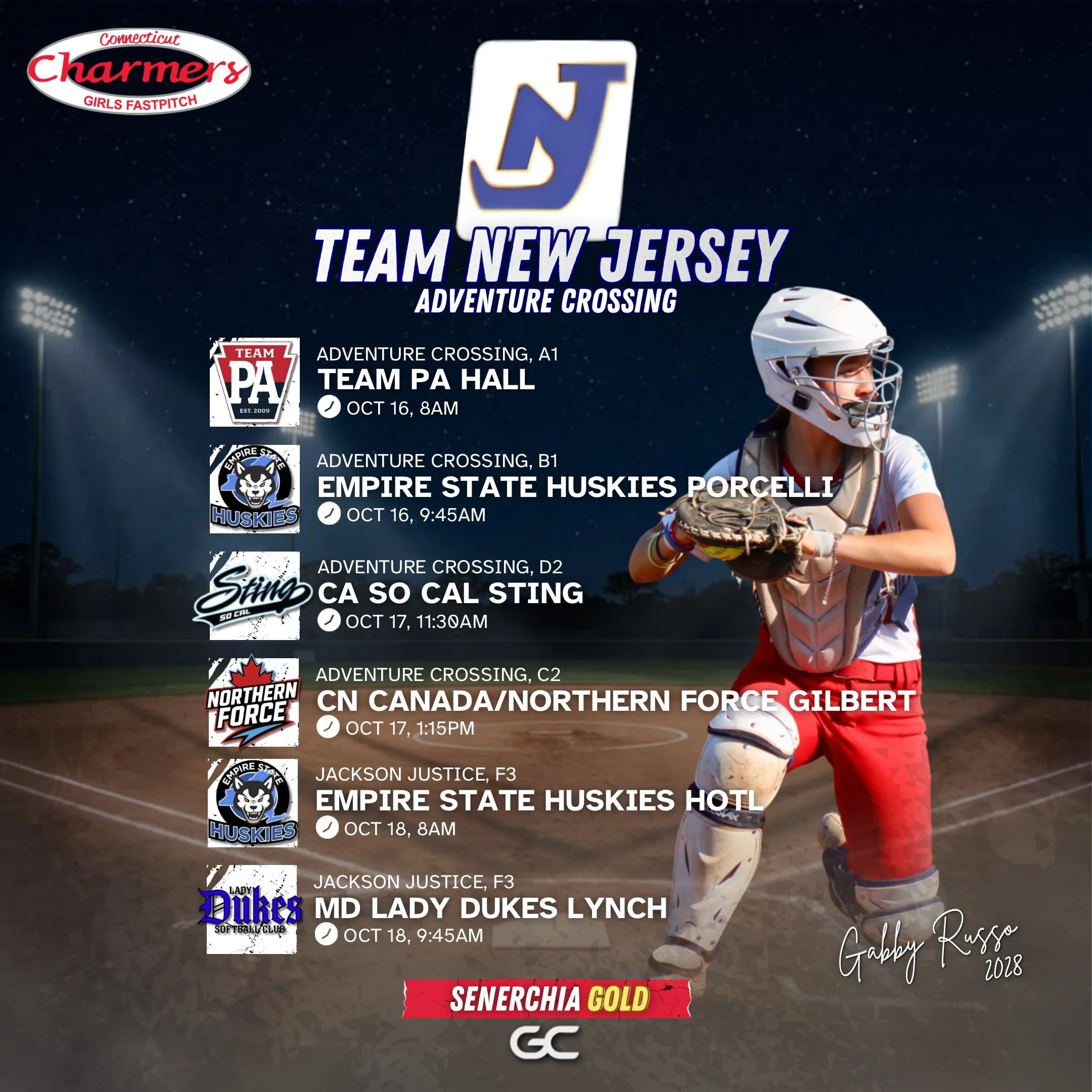 Next weekend is packed full of softball at Team New Jersey in Jackson, NJ 💪🍂