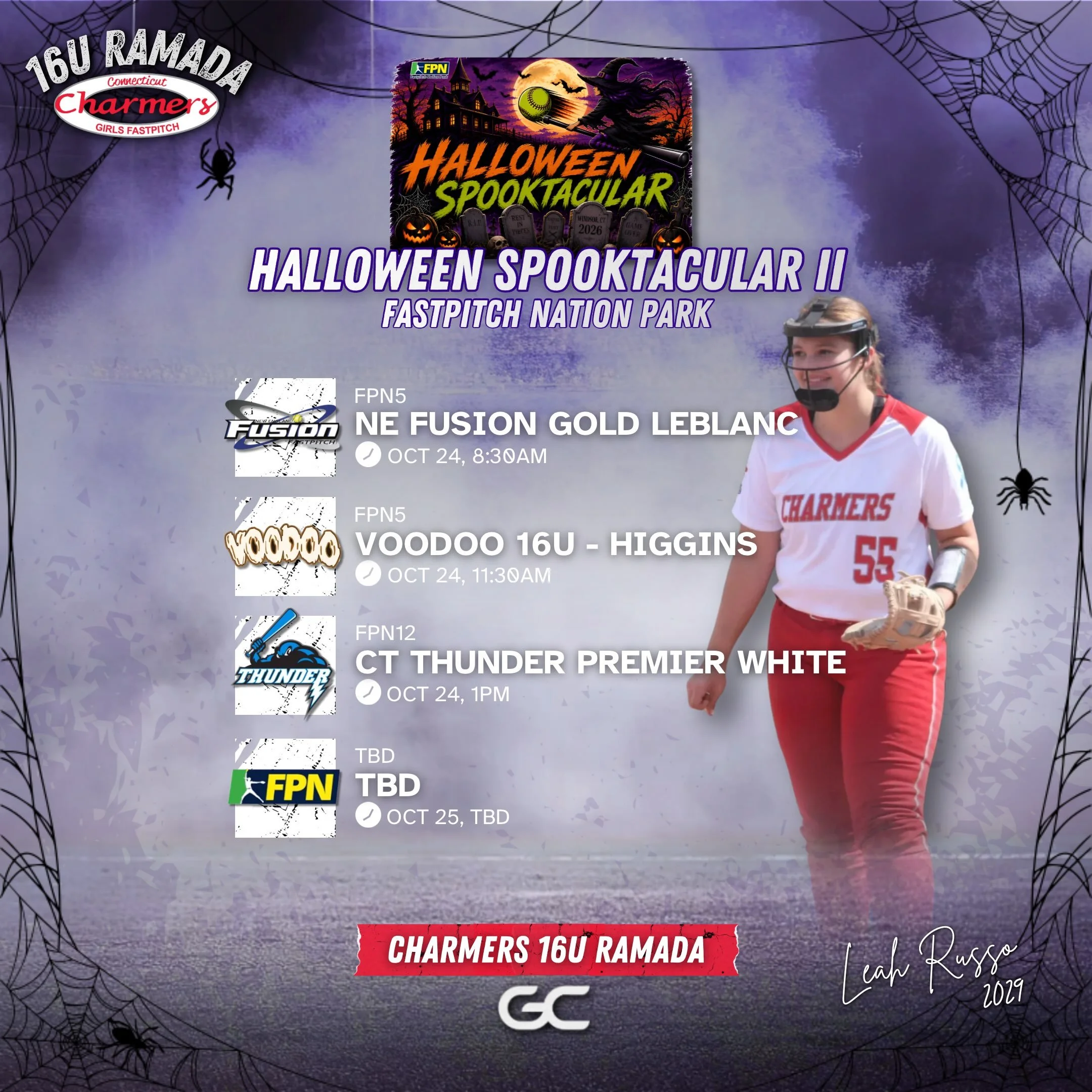 We have three teams in action this weekend at FPN for the Halloween Spooktacular II 👻🎃