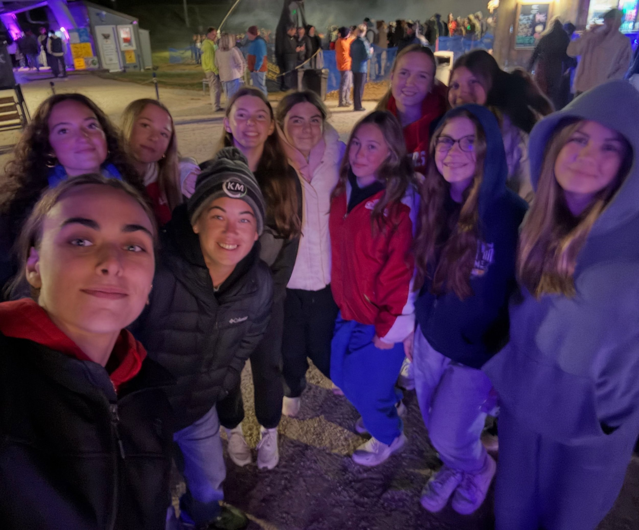 14u Larsen Gold celebrating the holiday Friday night at a haunted trail 🎃🪦