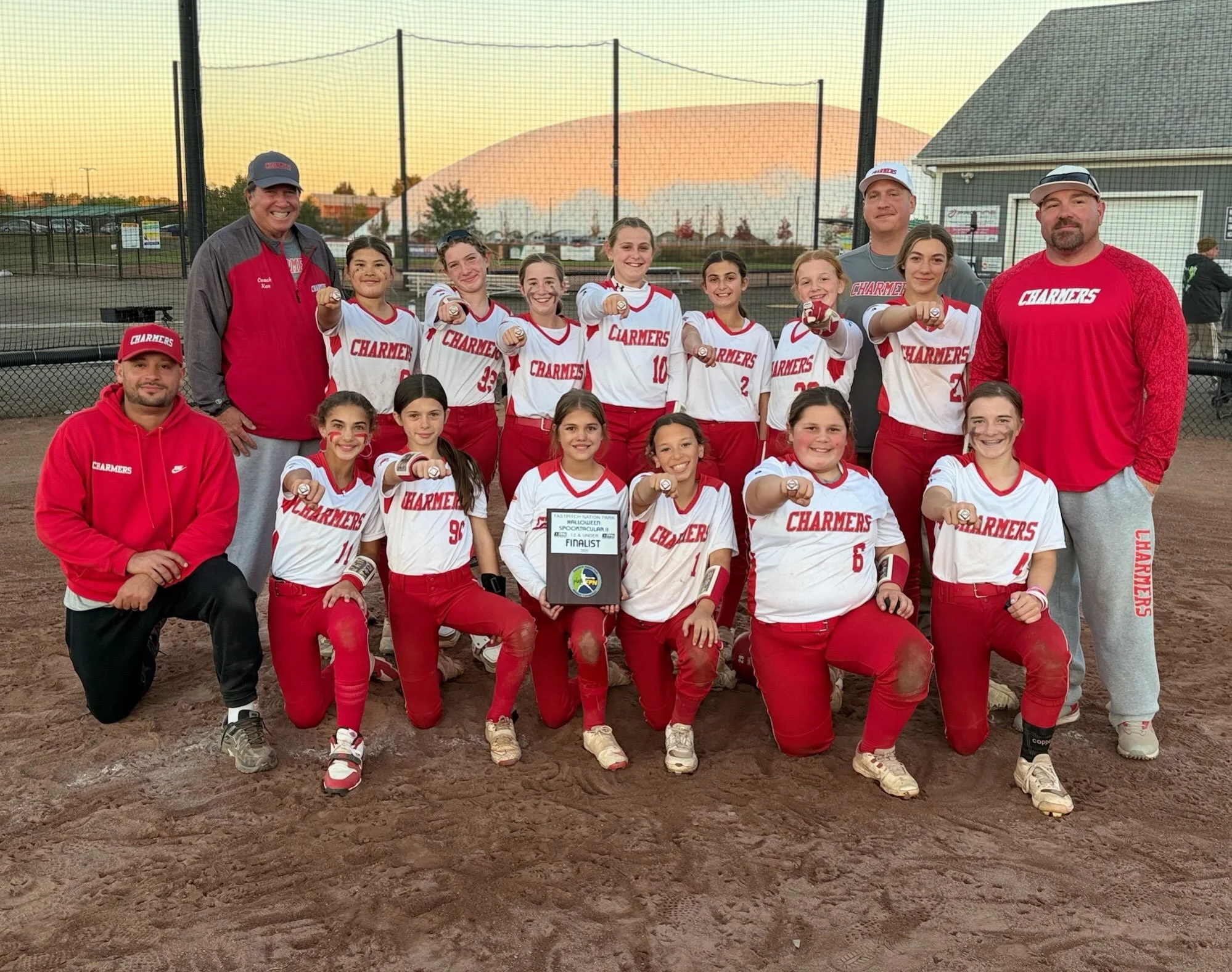 Charmers 12u were finalists in the groups&rsquo; first FPN tournament together at the Spooktacular II. Great work girls, just the beginning for this group!