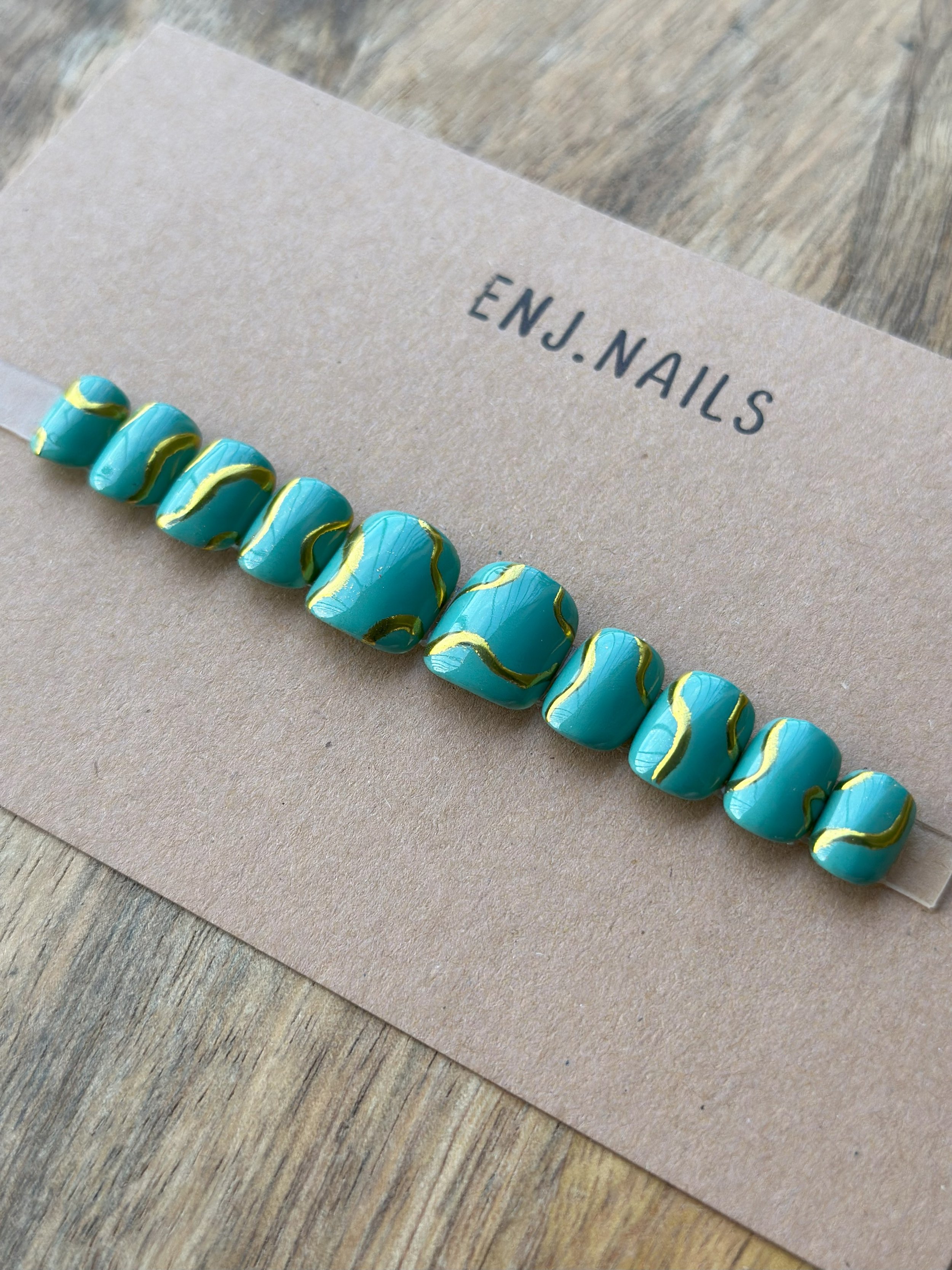 Teal and Gold