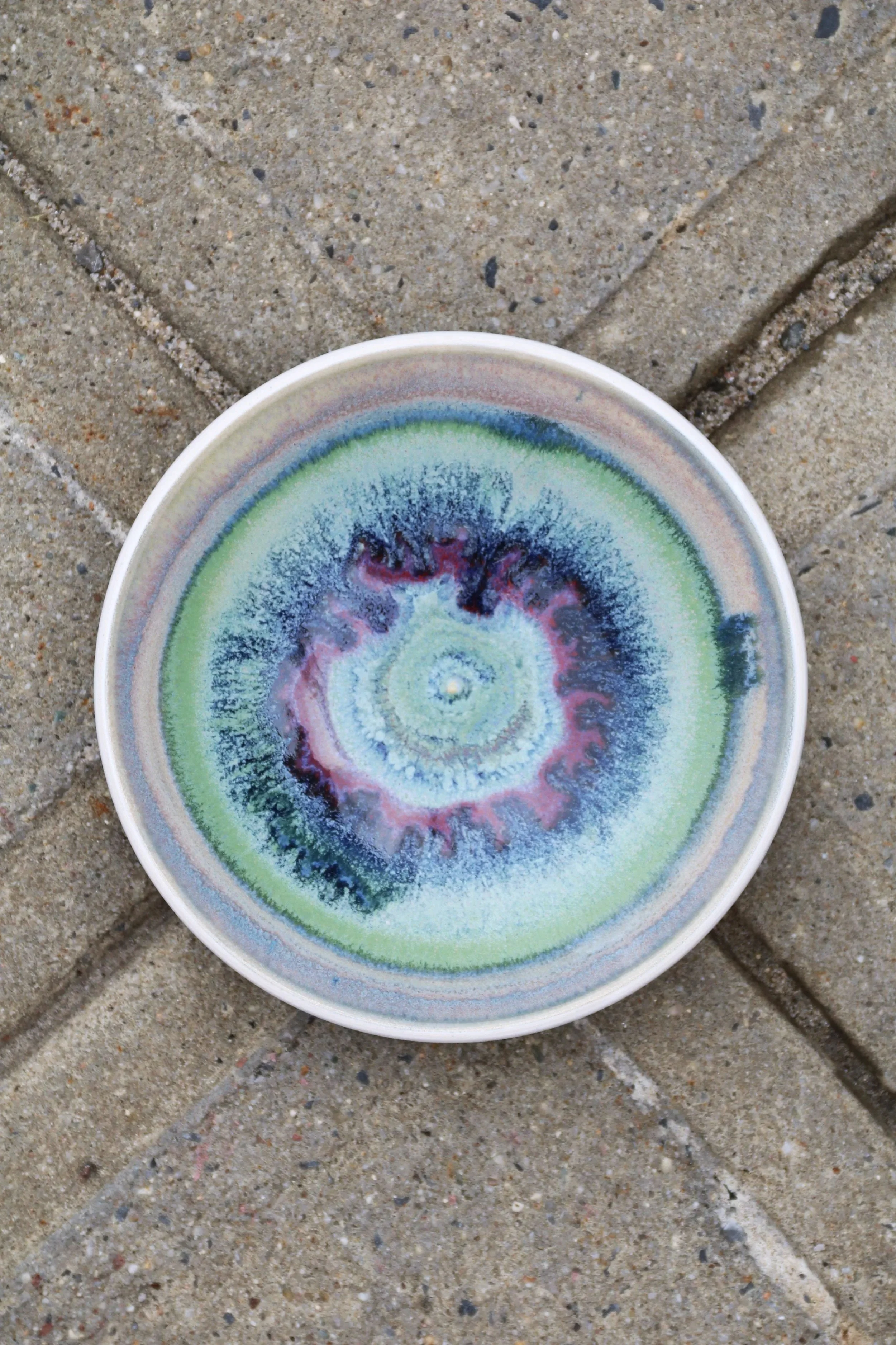Plum Geode Bowl