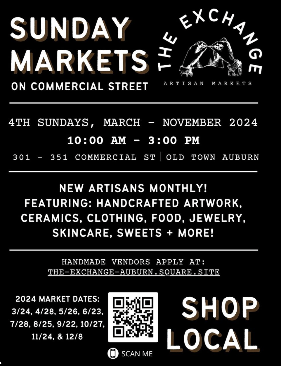The Exchange Auburn - Sunday markets December