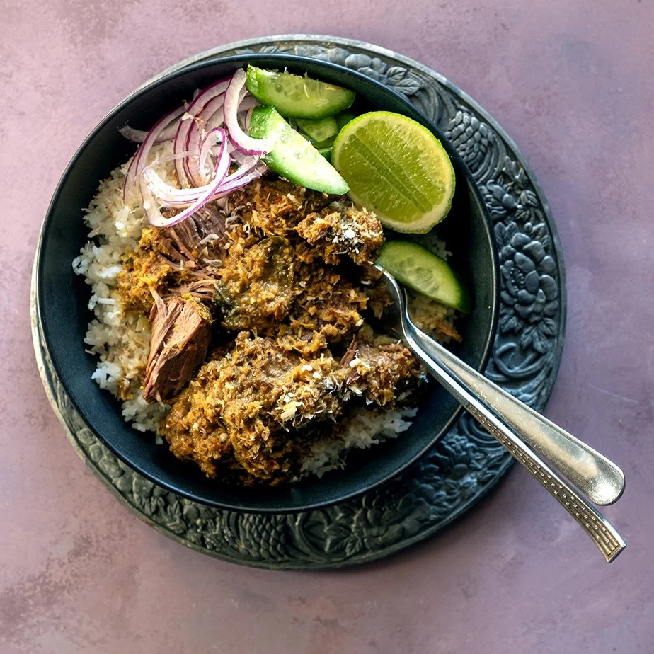 Beef Rendang Using Slow Cooker Slow cooker beef rendang — Lazy Sunday Club