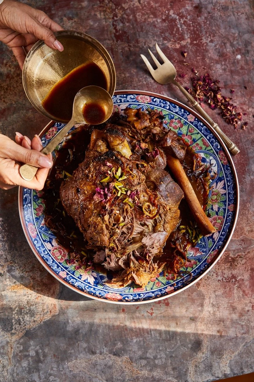 Lamb tangri roast - Roast leg of lamb&nbsp;