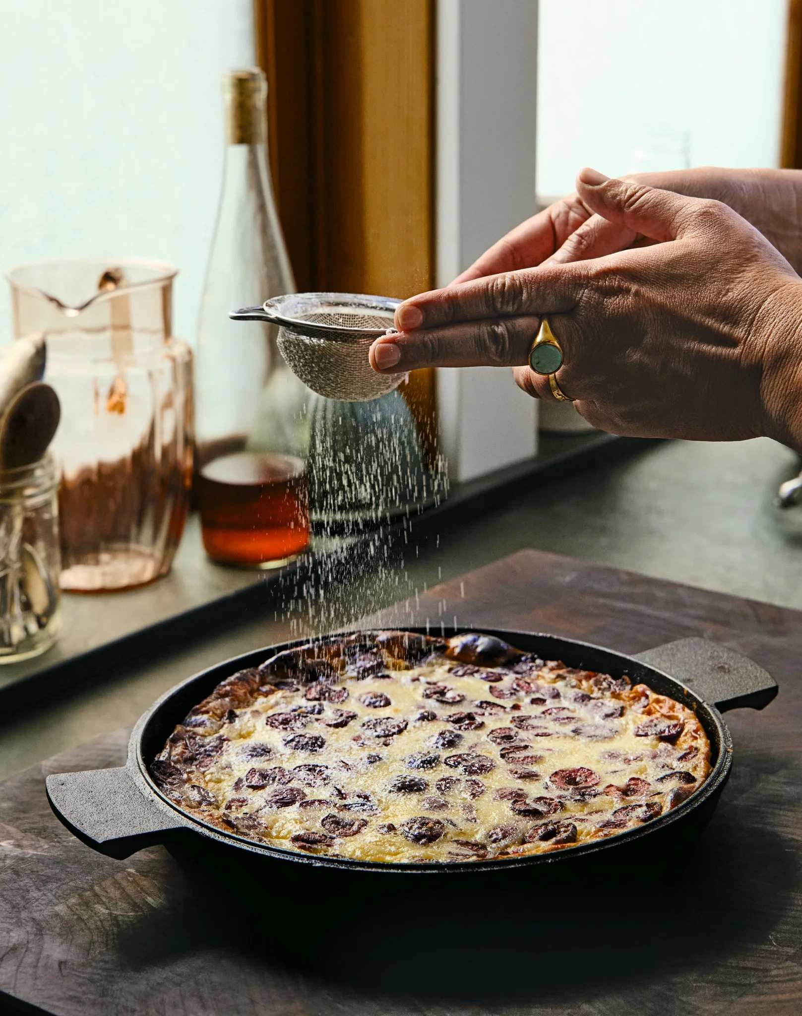 Cherry clafoutis