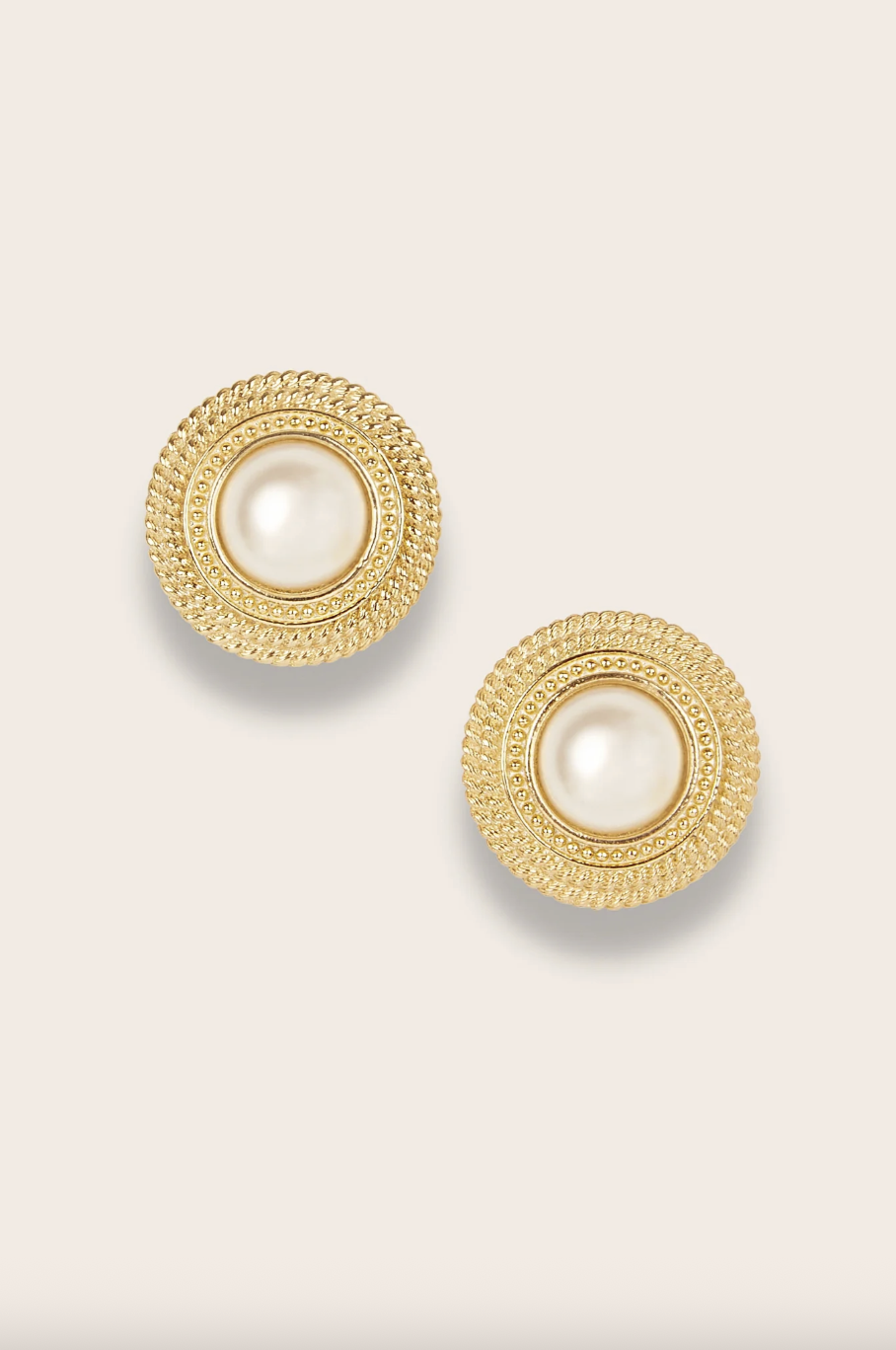 No Grit, No Pearl Studs by Victoria Percival London