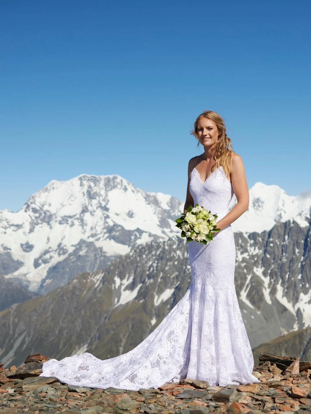 When you decide to get married very soon, on top of a mountain. 
Super quick alteration turn-around on this one.
