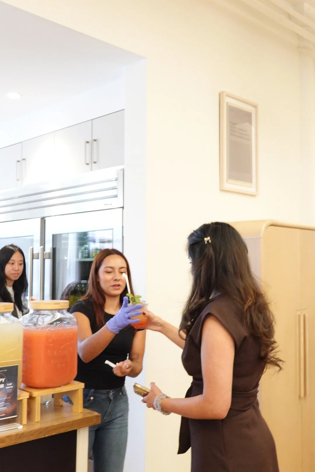 mobile barista serving a refreshing drink