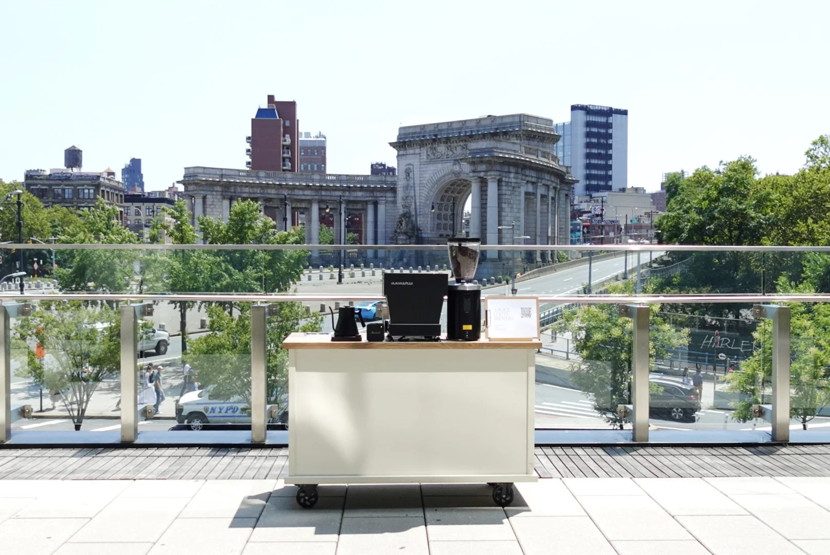 commercial coffee cart
