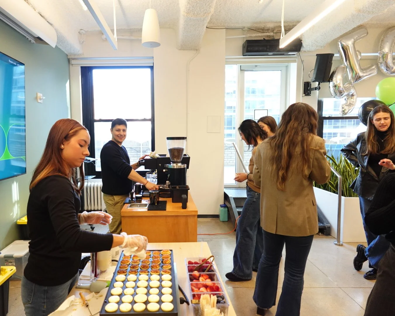 coffee catering NYC with our mobile baristas, offering a great hospotality