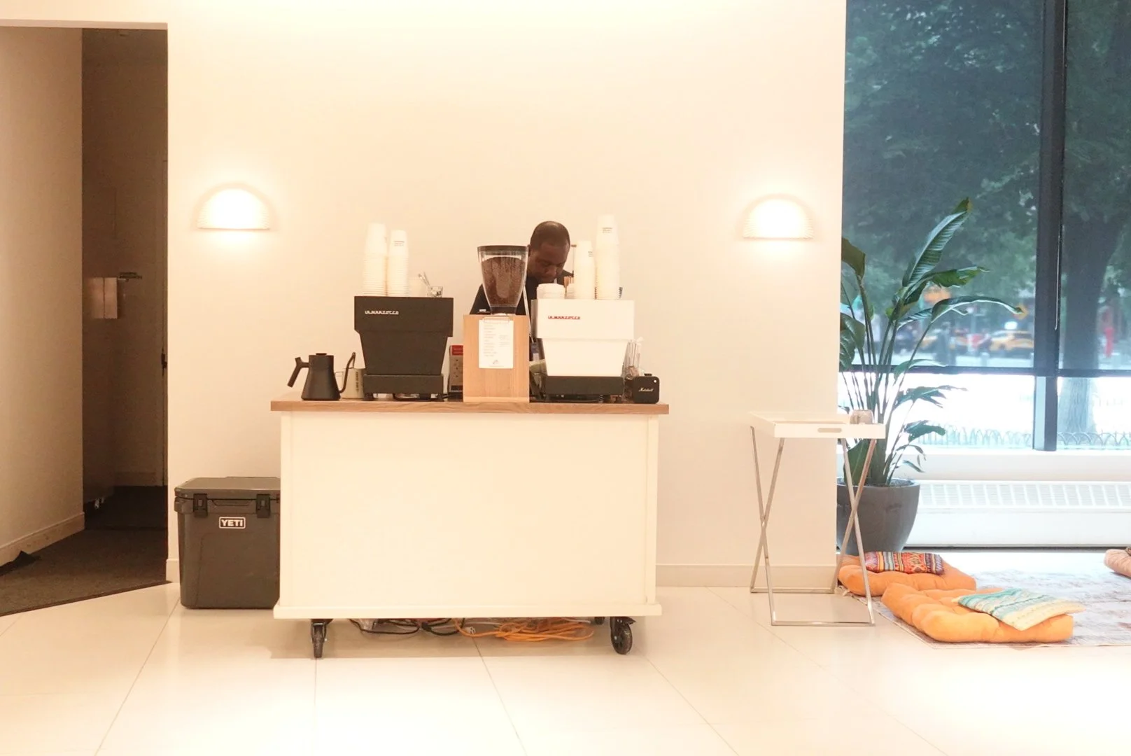 office coffee station