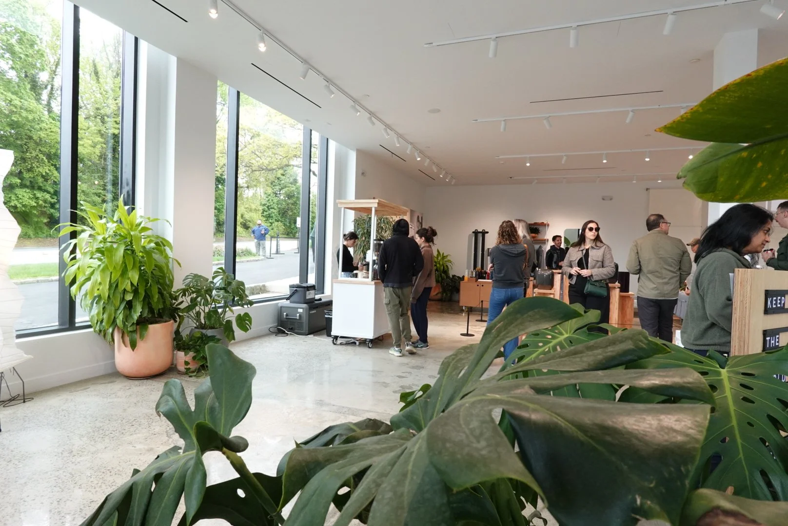 espresso bar serving coffee to every guest