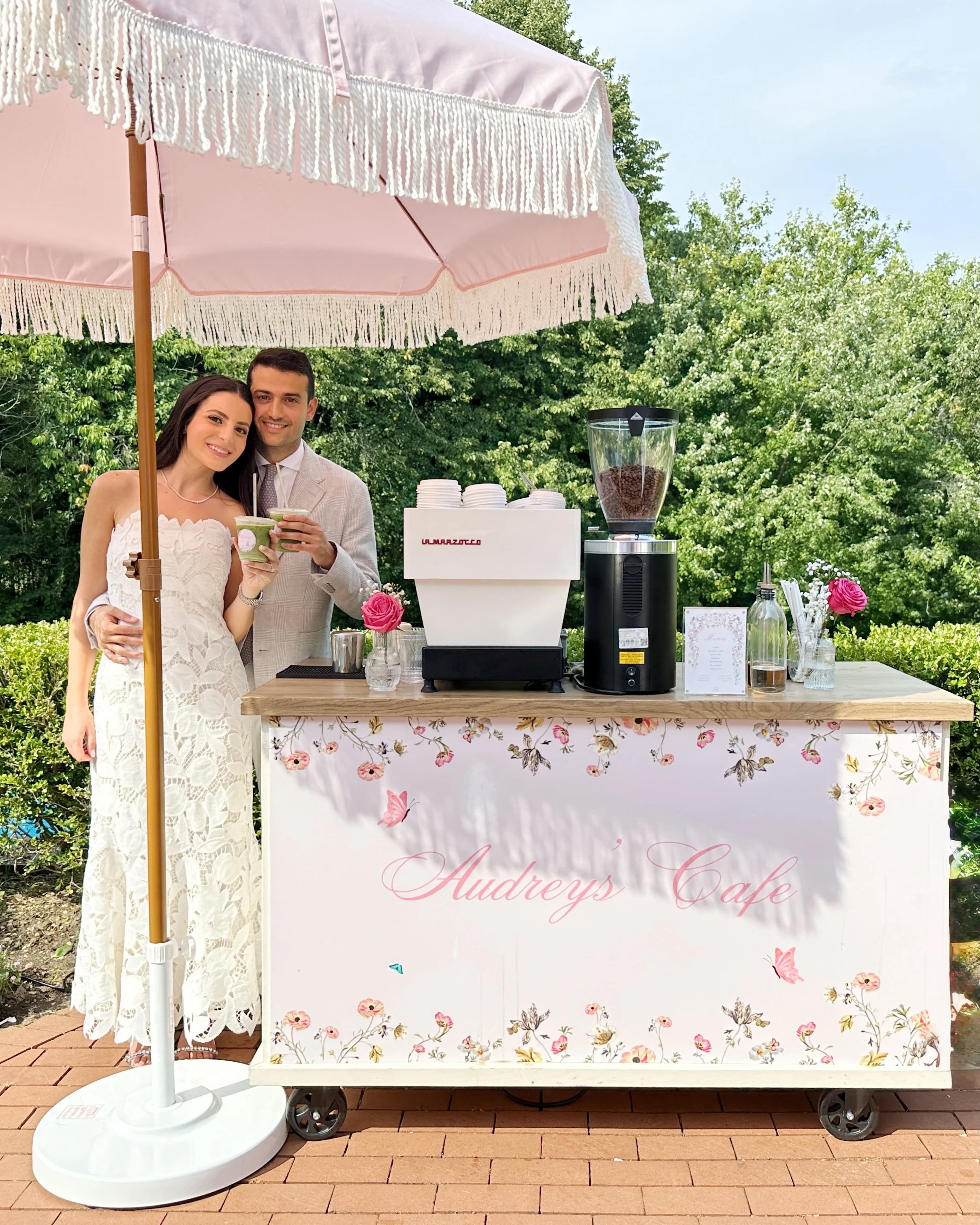 wedding coffee cart