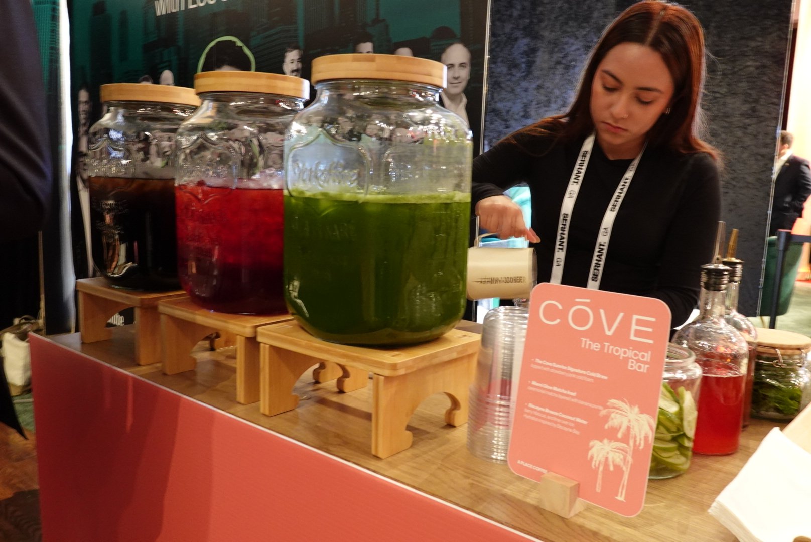mobile barista making delicious refreshments 