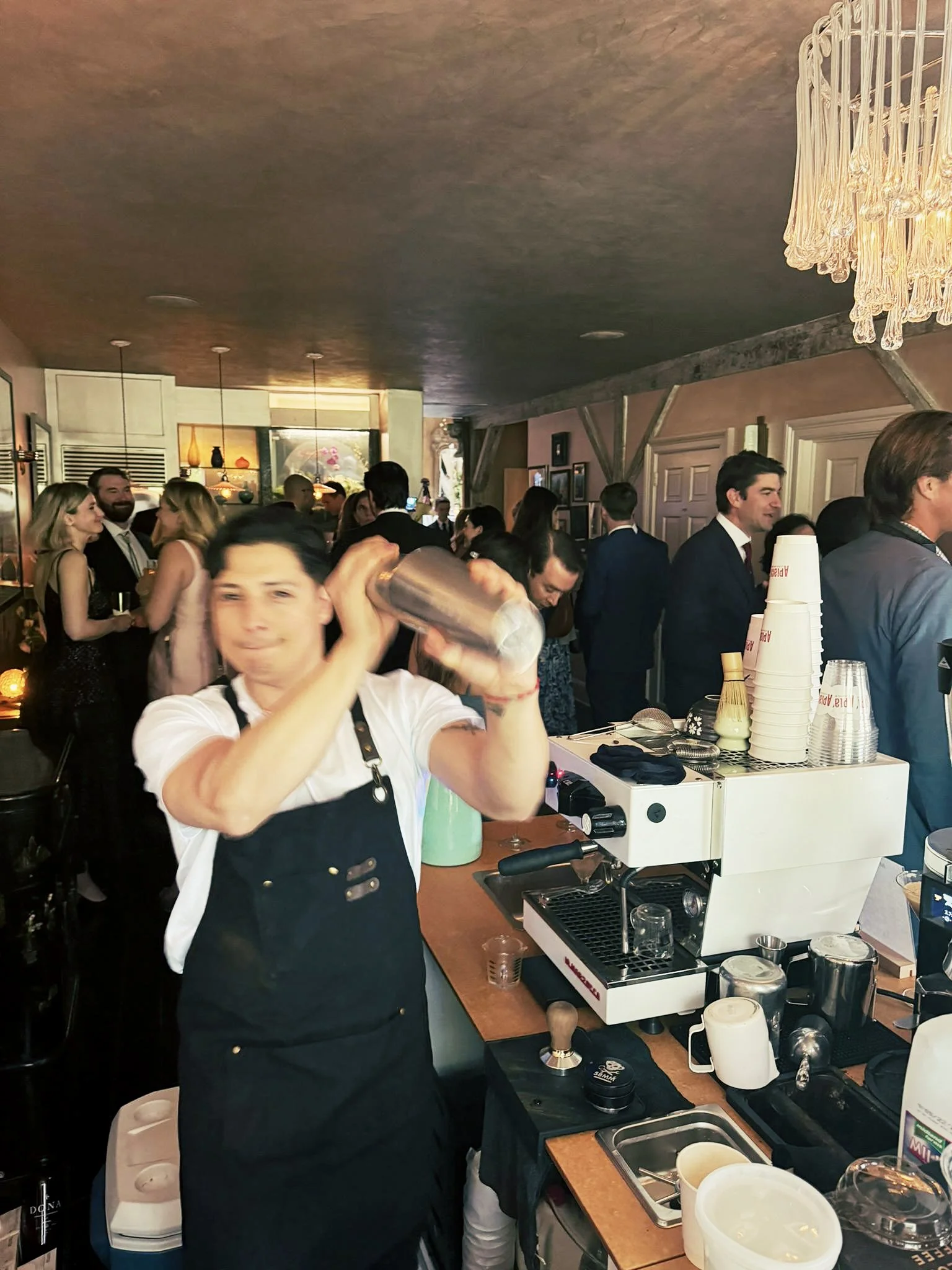 wedding coffee cart