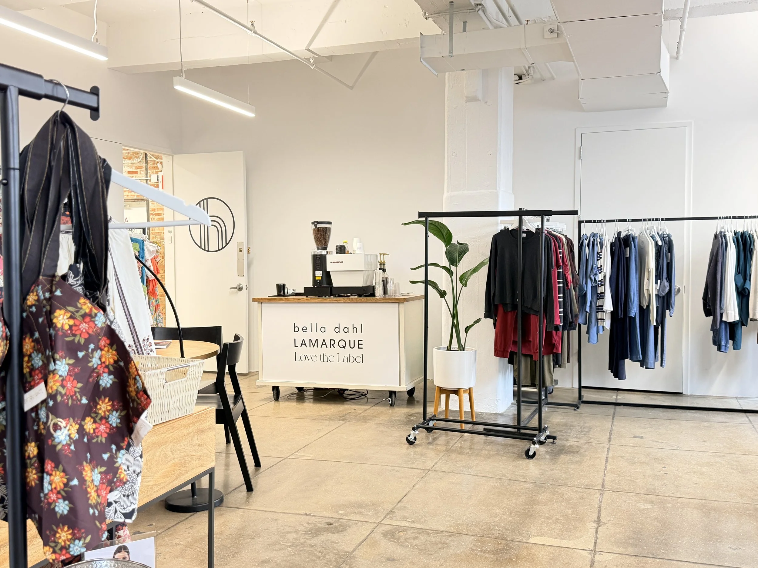 coffee cart catering showcasing a branded coffee bar