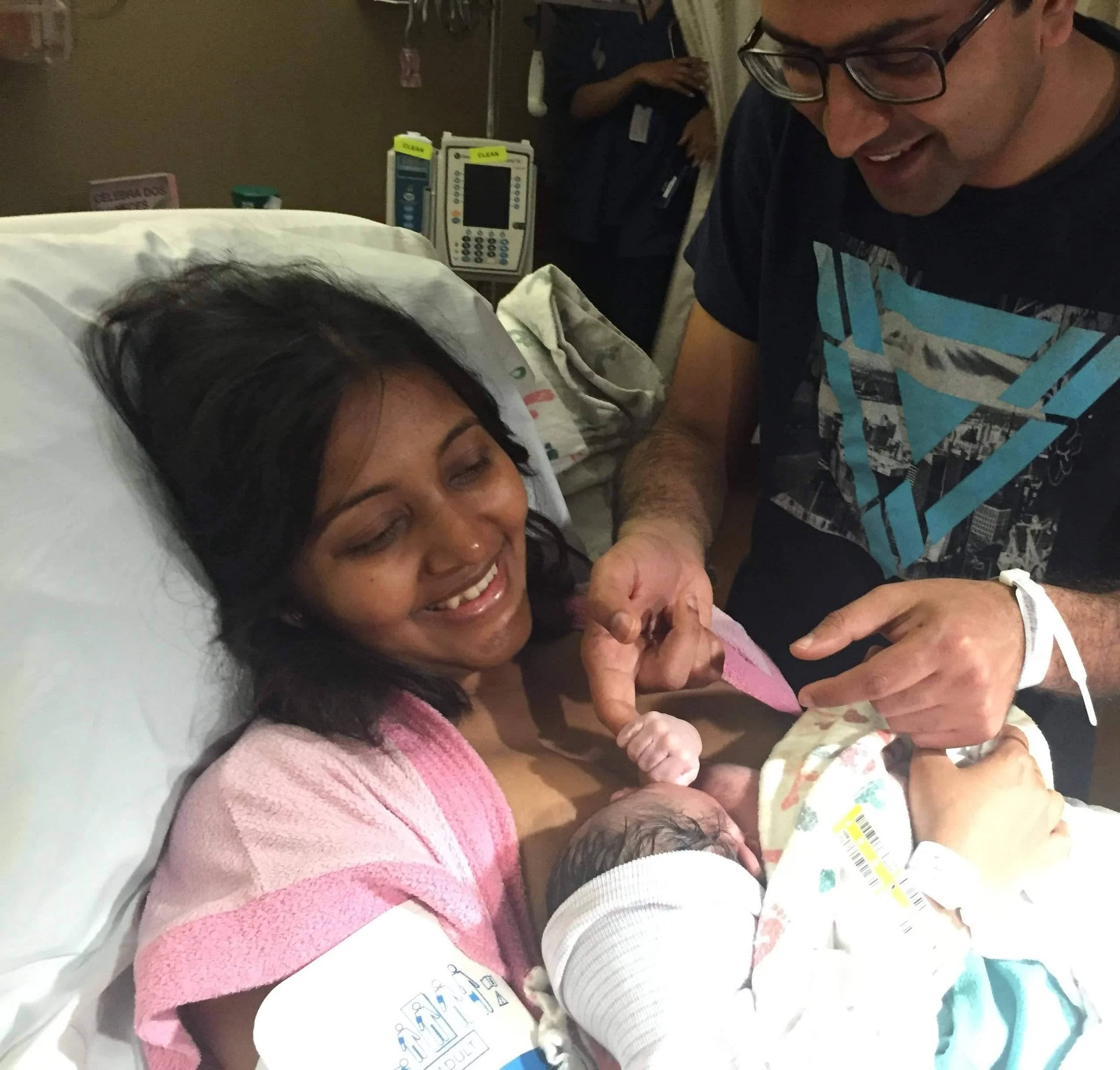 Parents with Newborn Baby