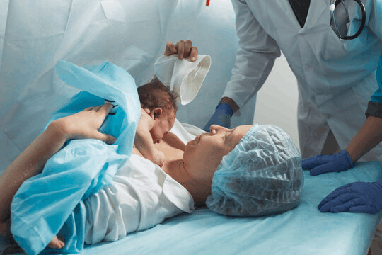 Newborn Baby in Hospital