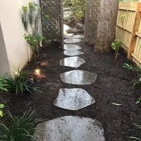 Bluestone garden stepping stones