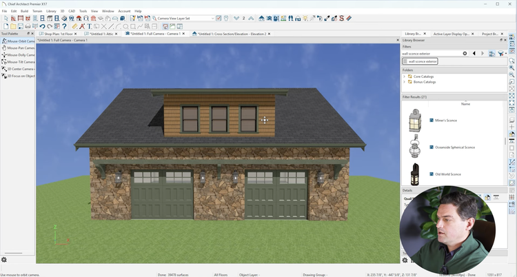 3D rendering of the home design