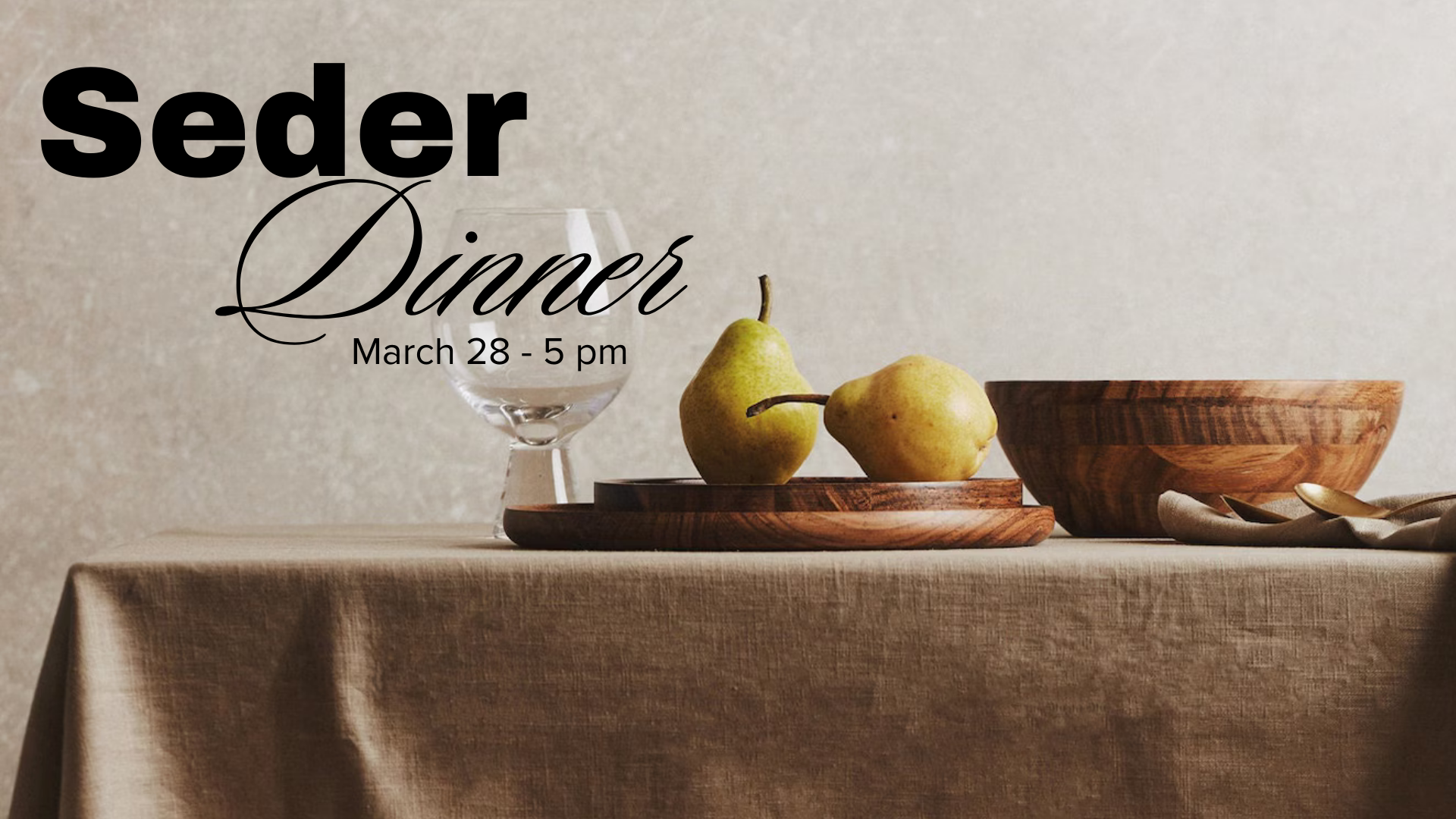Passover Seder Dinner